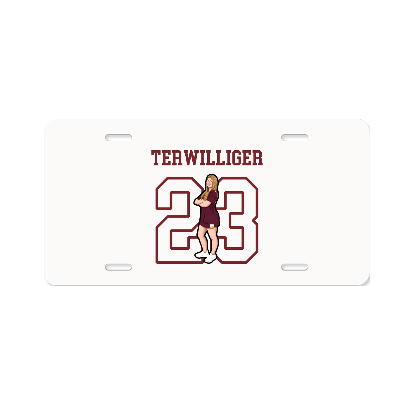 License Plate — Shirsey in Classic