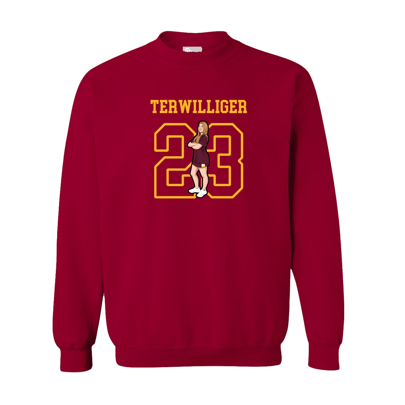 Fleece Crew — Shirsey in Cardinal