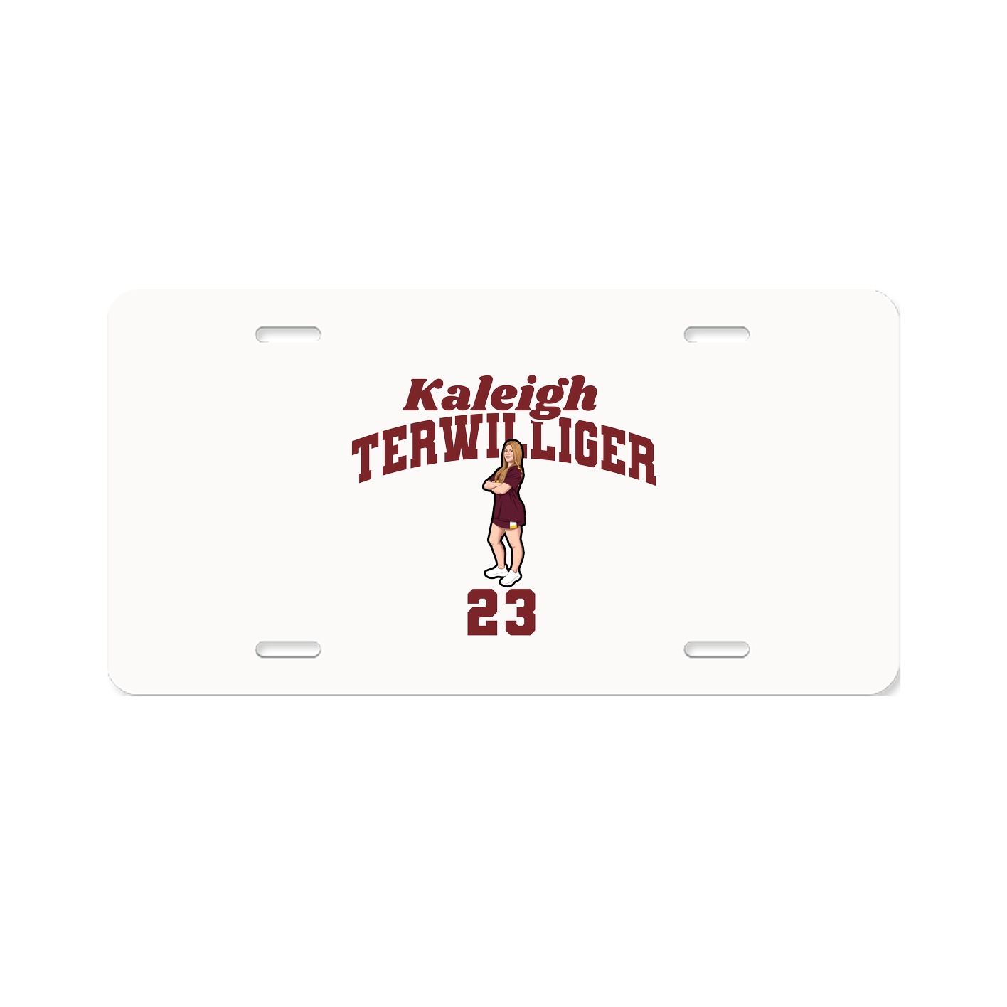 License Plate — Signature Arch in Classic