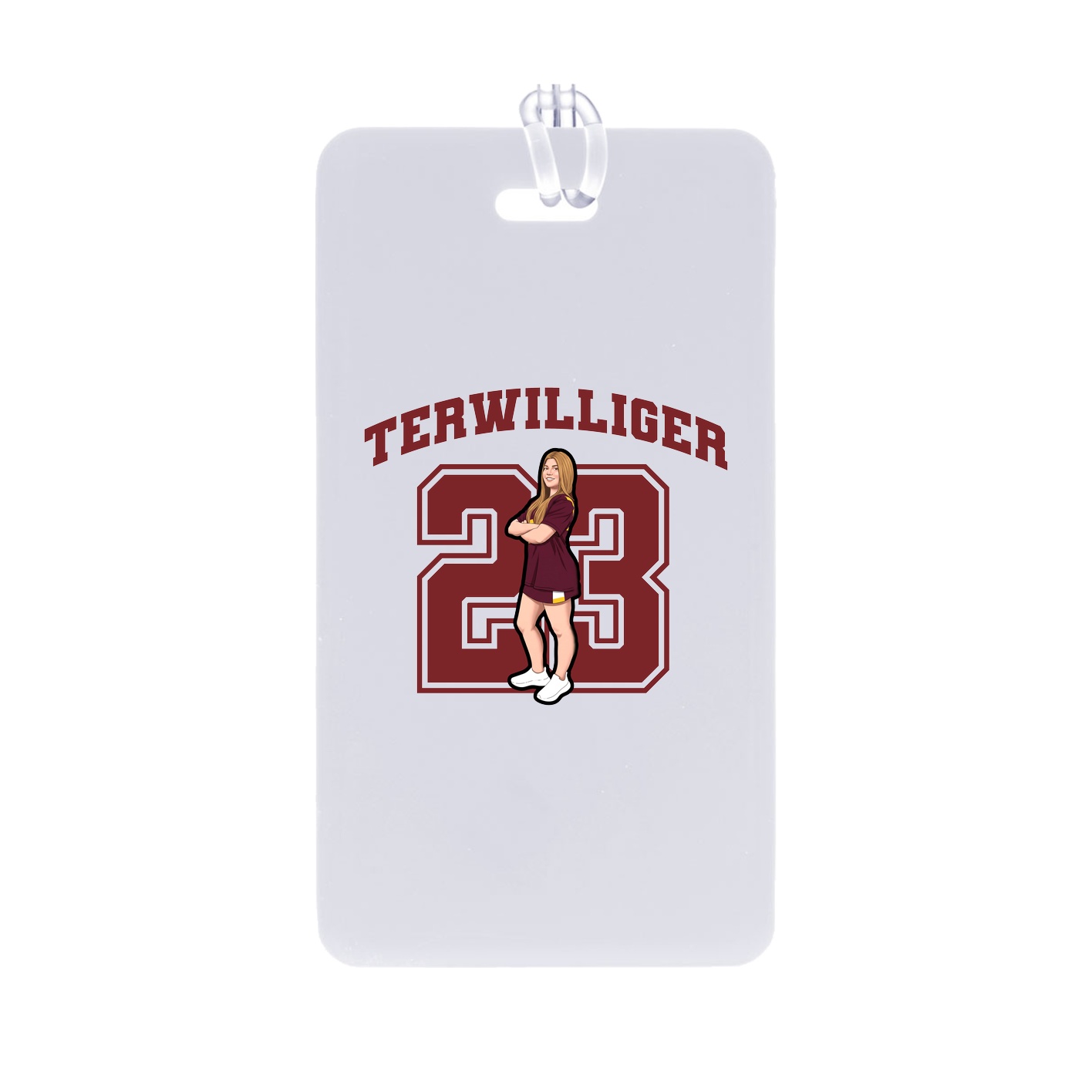 Bag Tag — Number in Classic