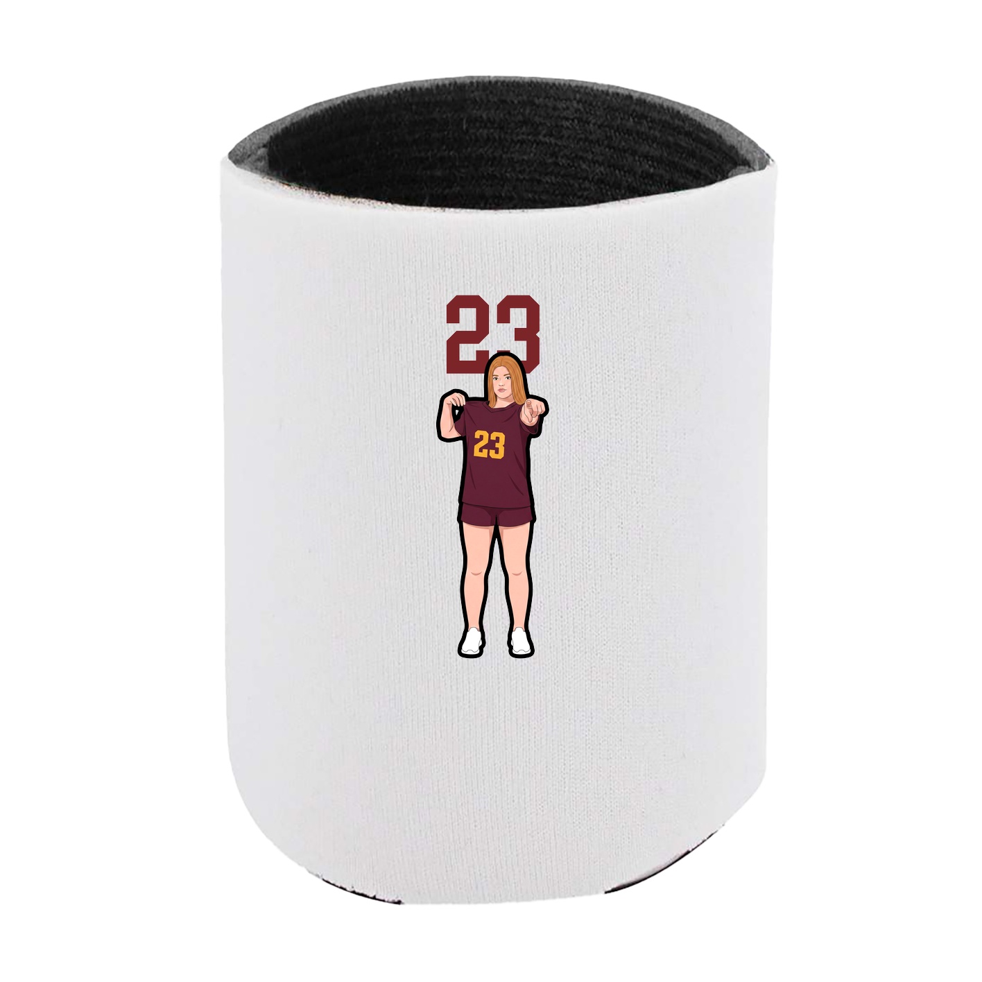 Can Holder — Number Top in White
