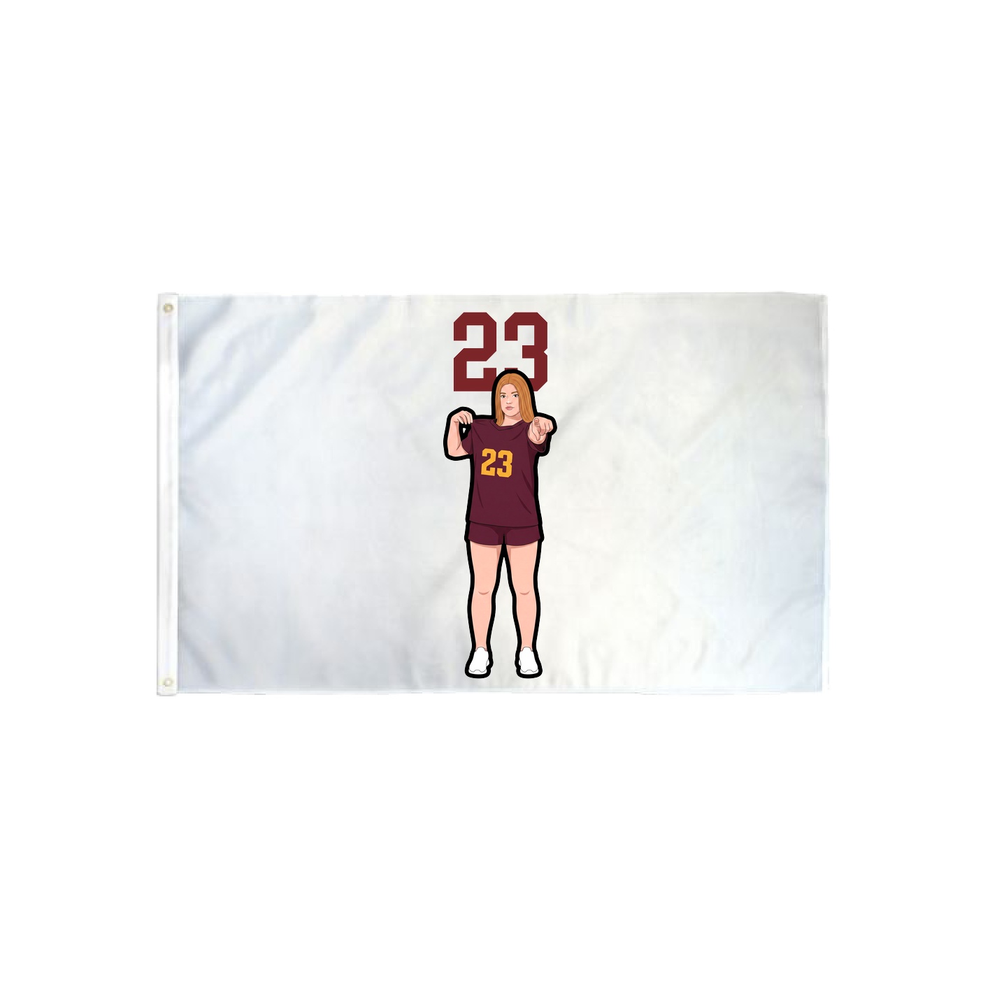 3x5 Flag — Number Top in Classic