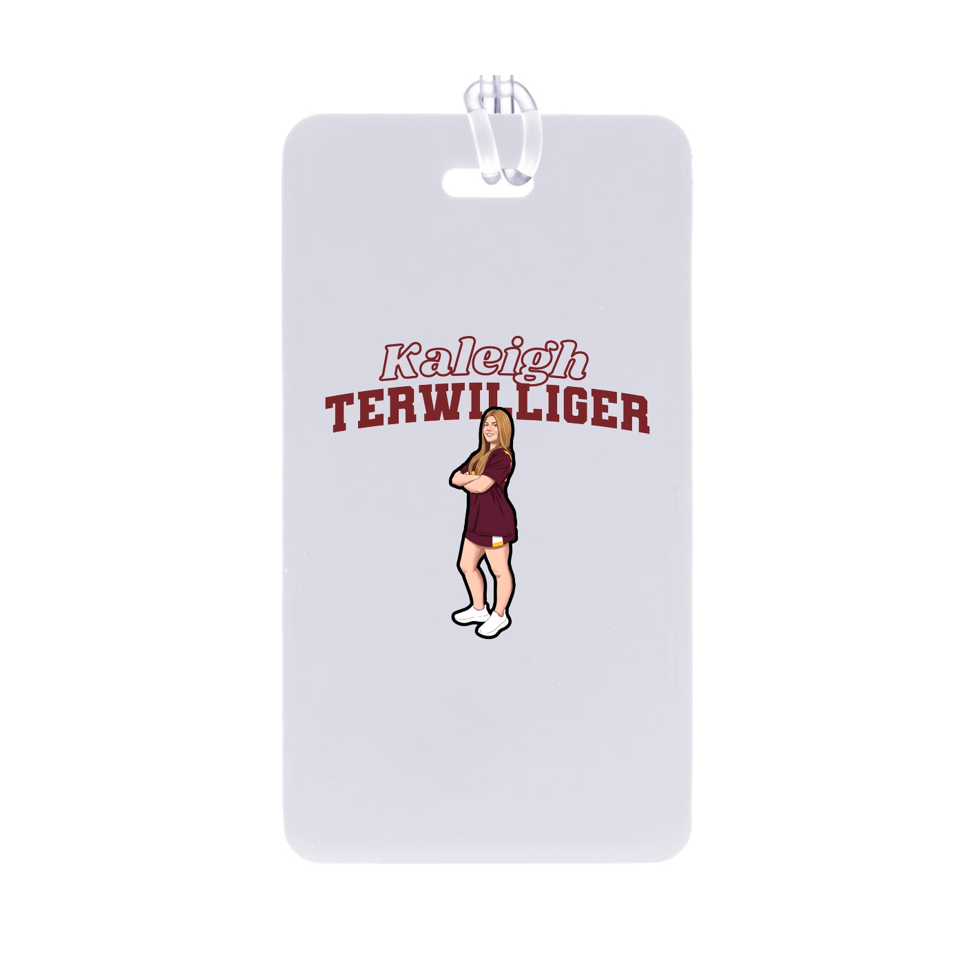 Bag Tag — Name Arch in Classic