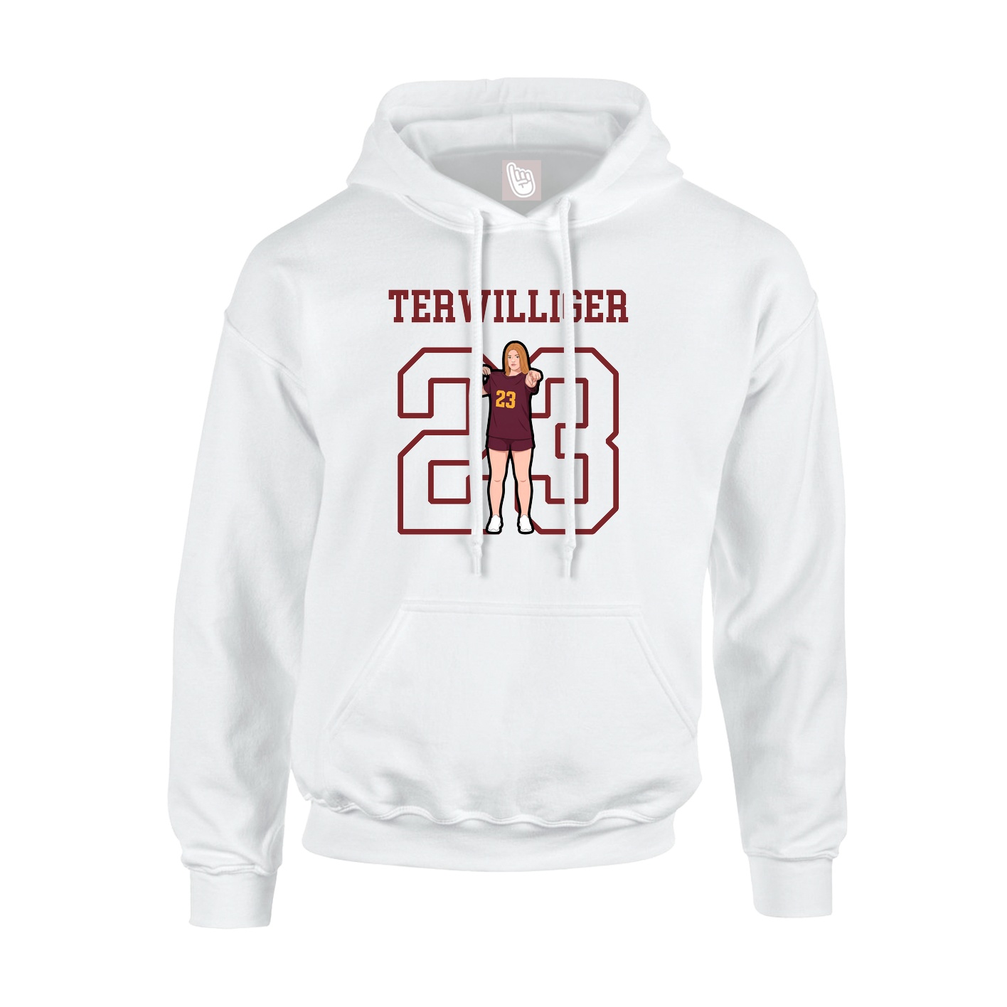 Youth Hoodie — Shirsey in White