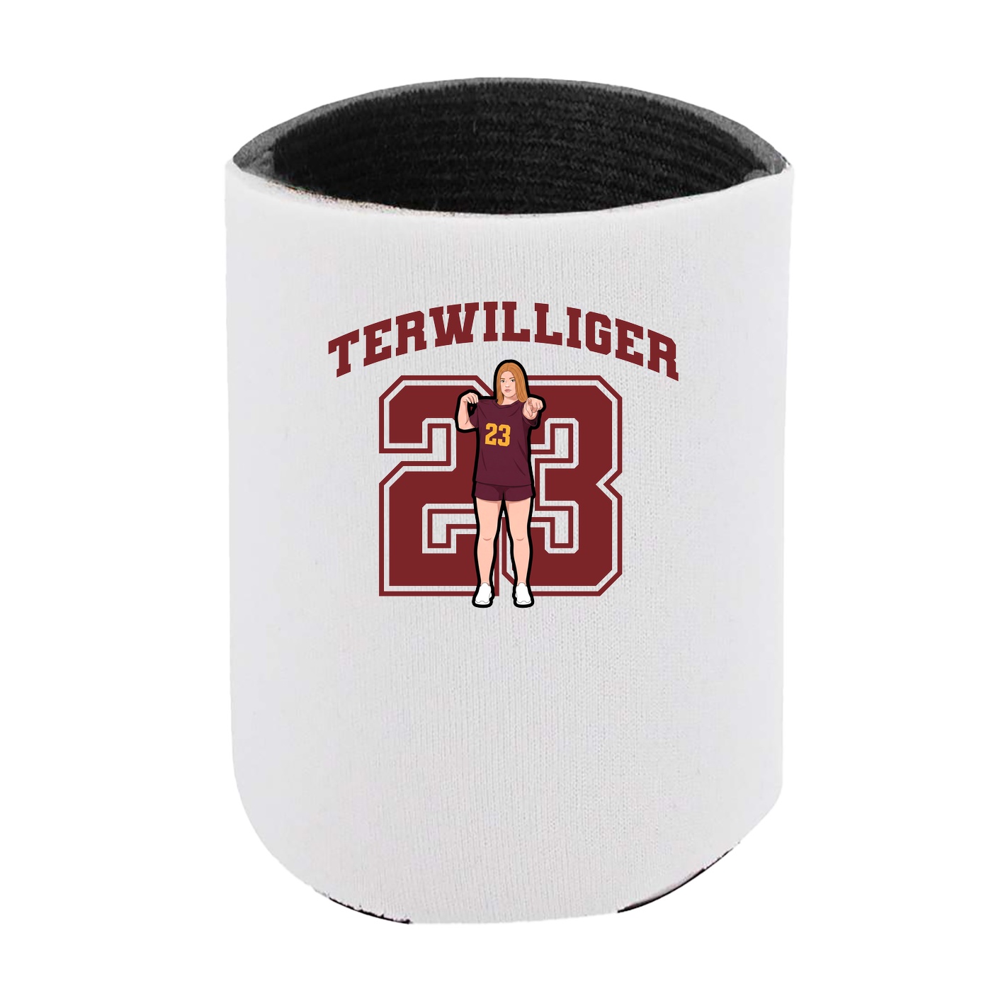 Can Holder — Number in White