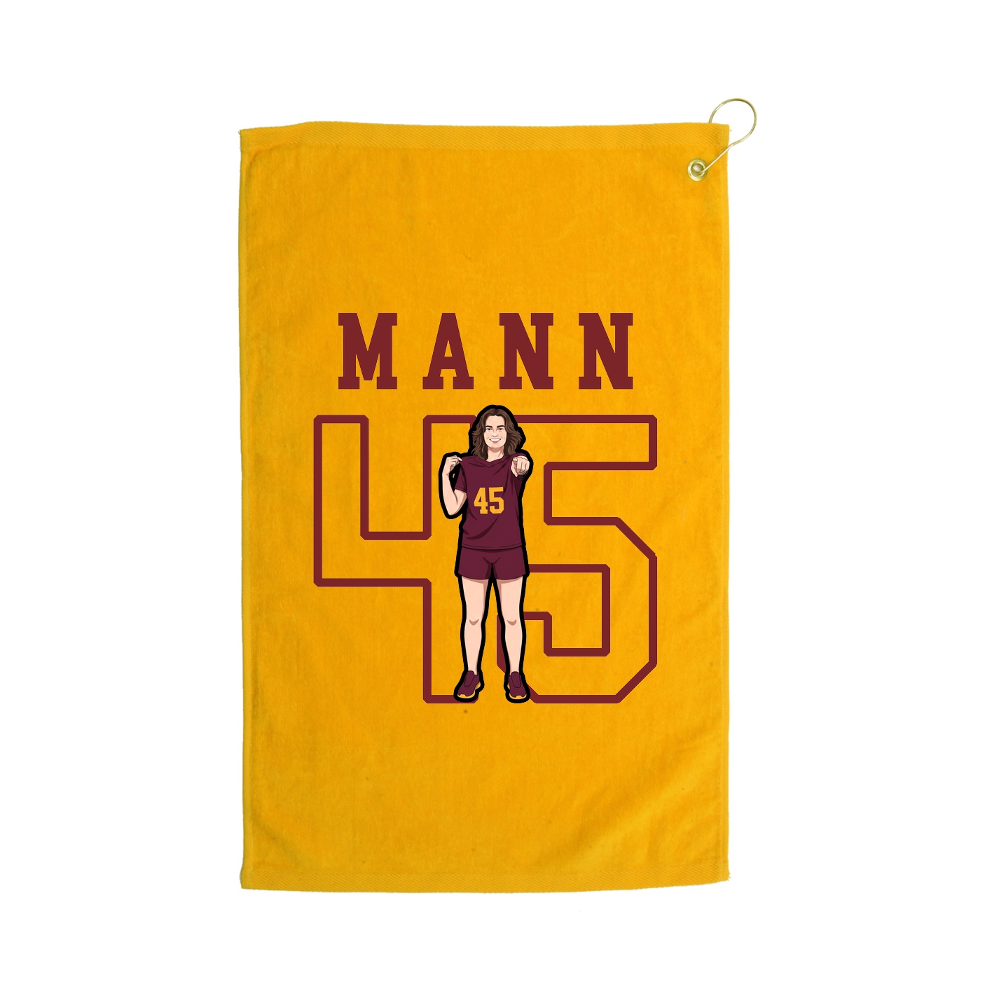 Golf Towel — Shirsey in Gold