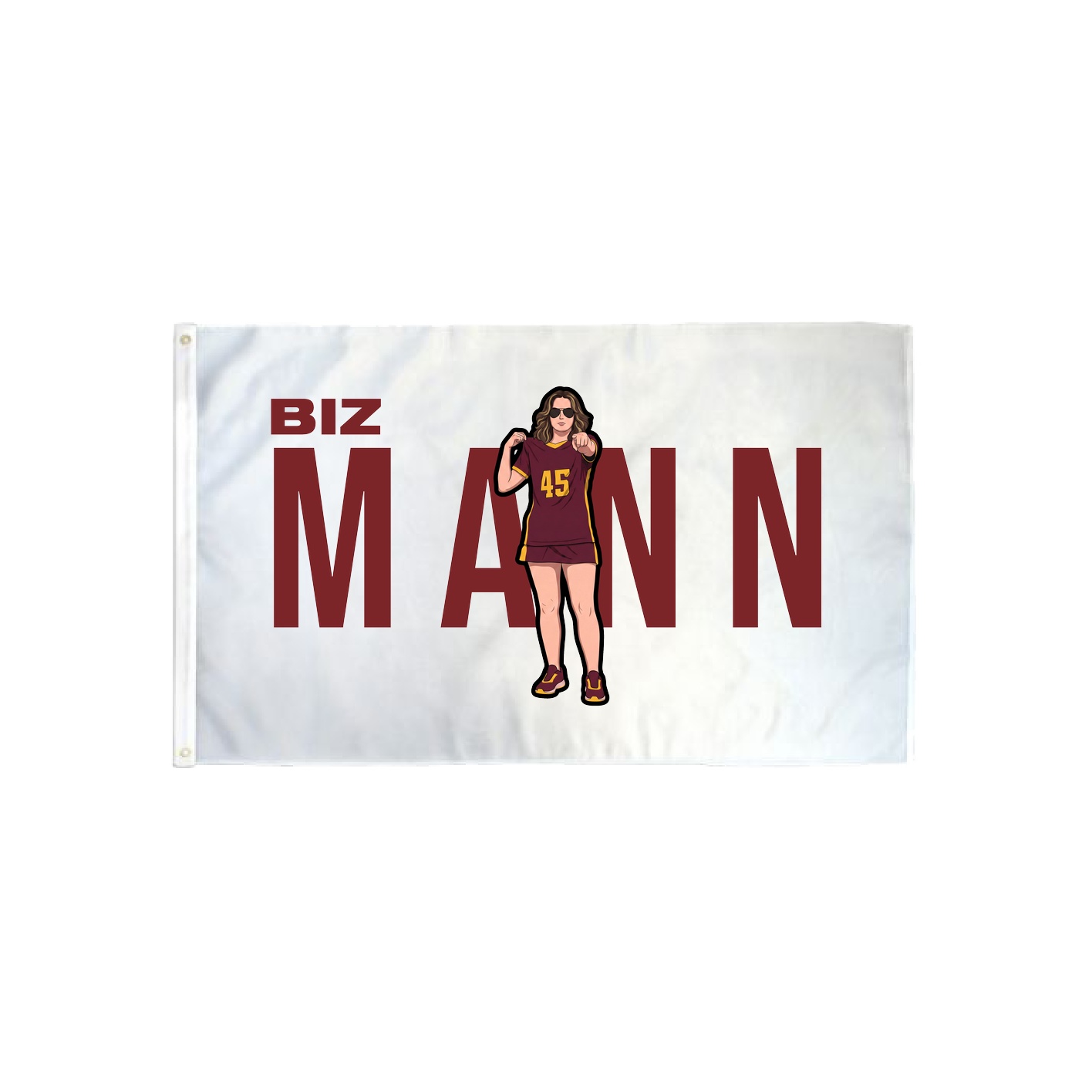 3x5 Flag — Player Name in Classic
