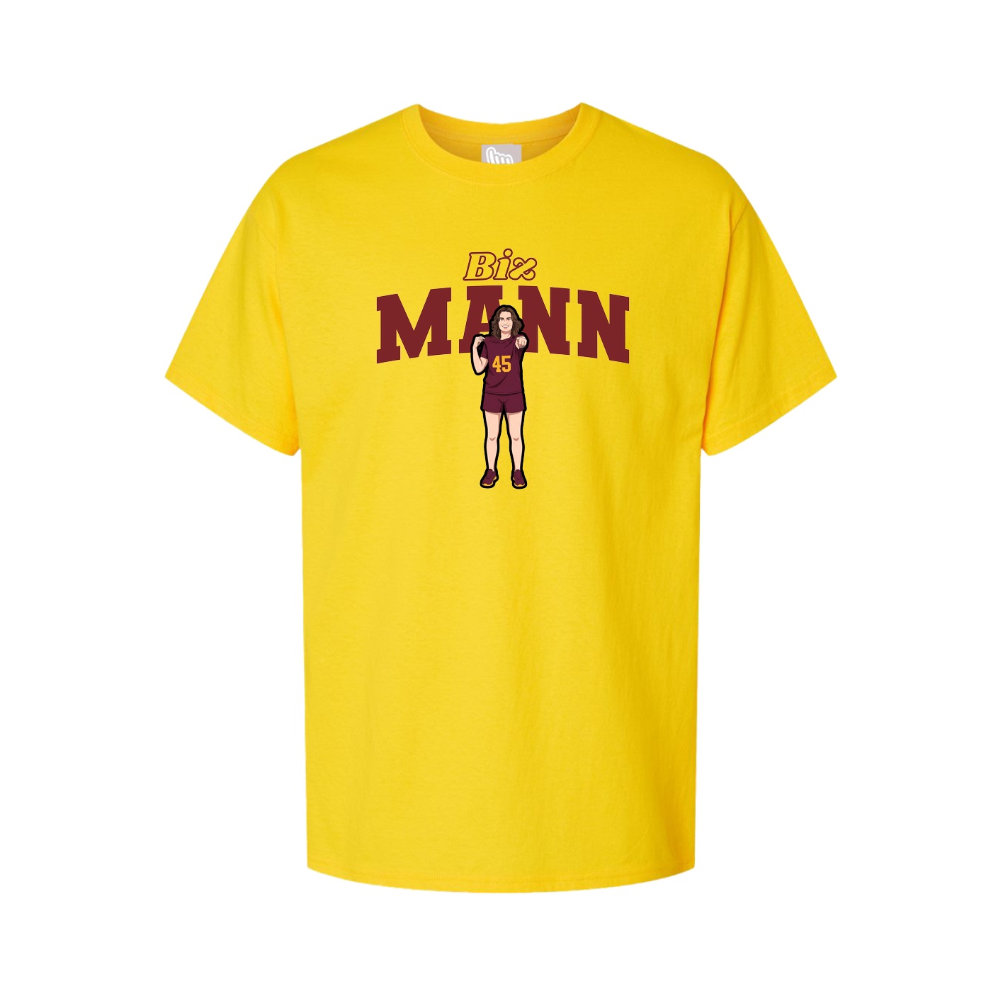 Tee — Name Arch in Gold