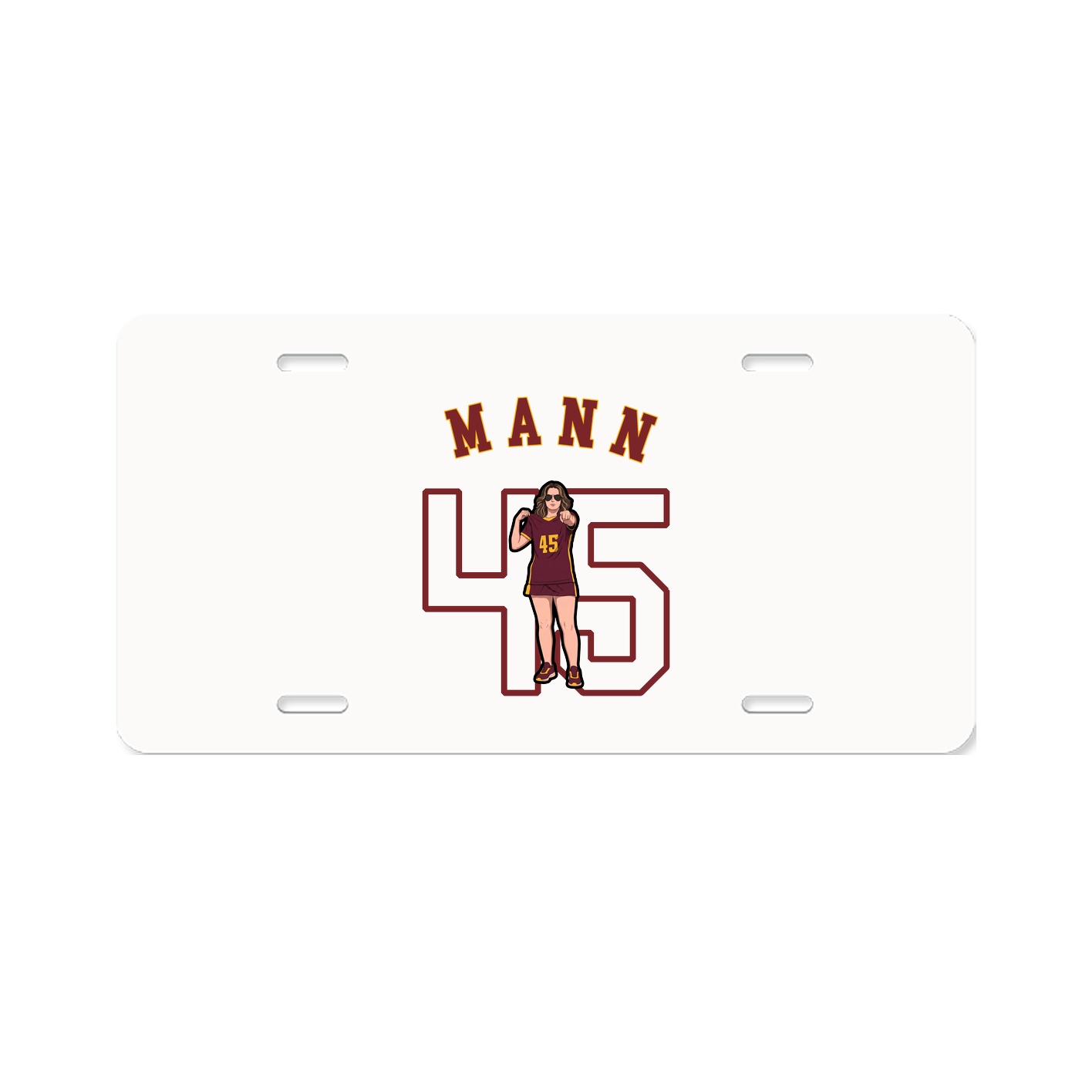 License Plate — Shirsey Arch in Classic