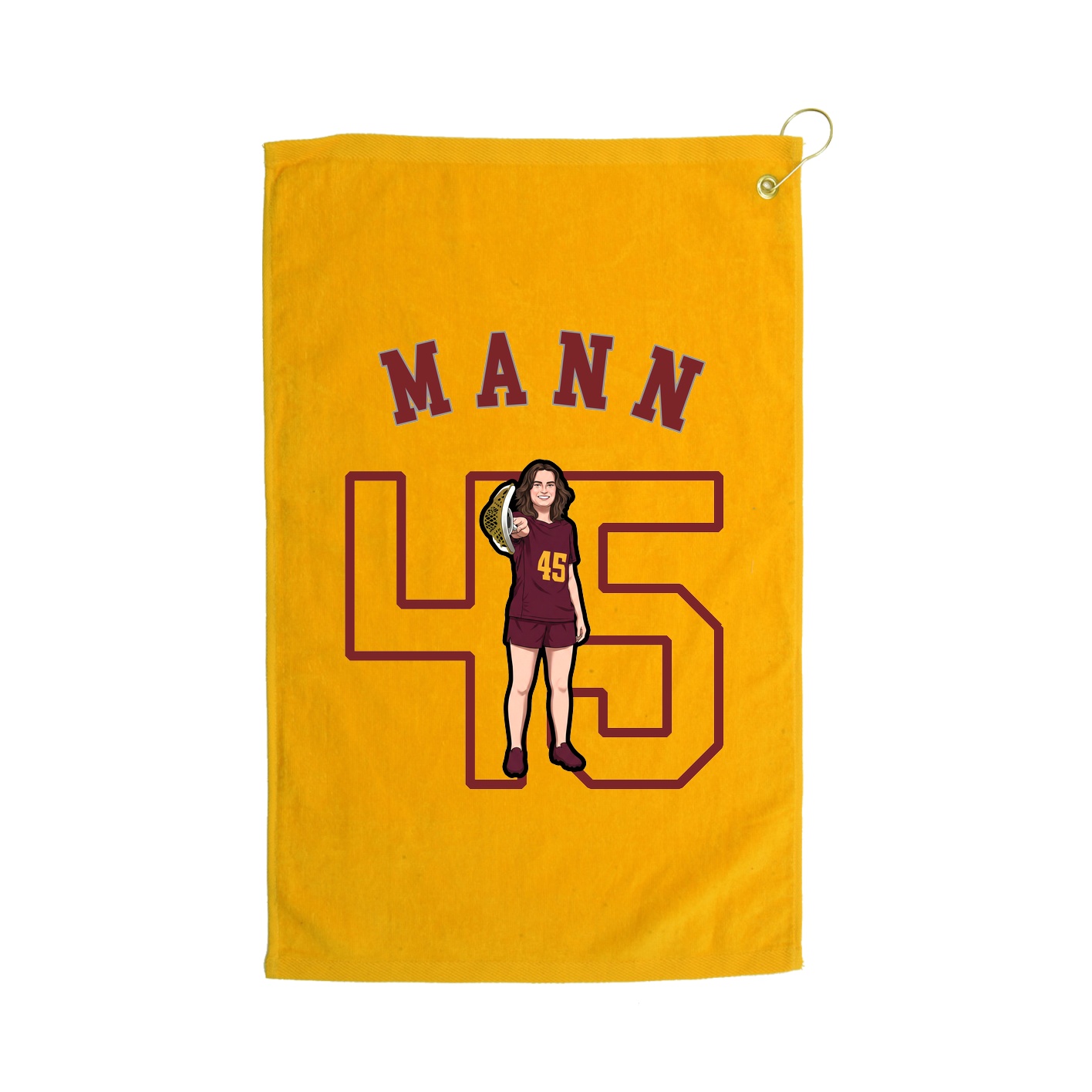 Golf Towel — Shirsey Arch in Gold