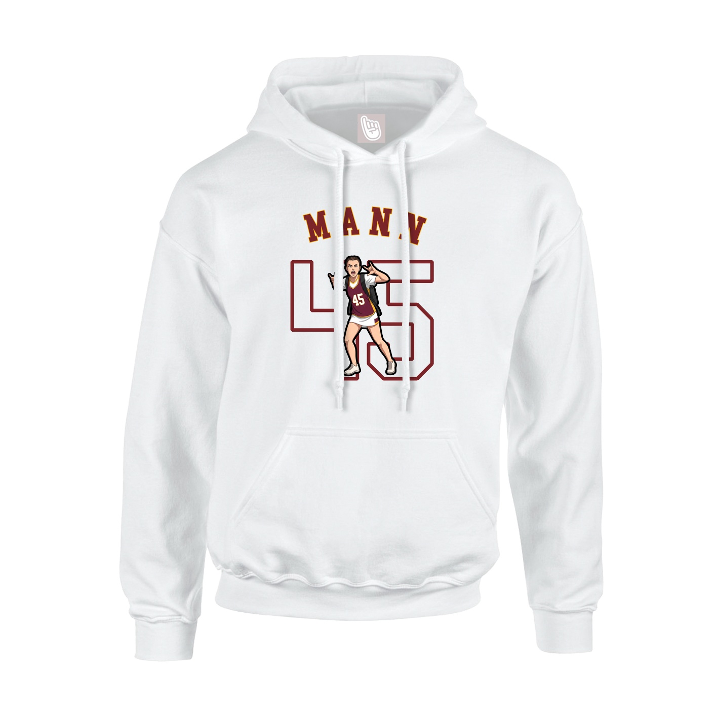 Hoodie — Shirsey Arch in White