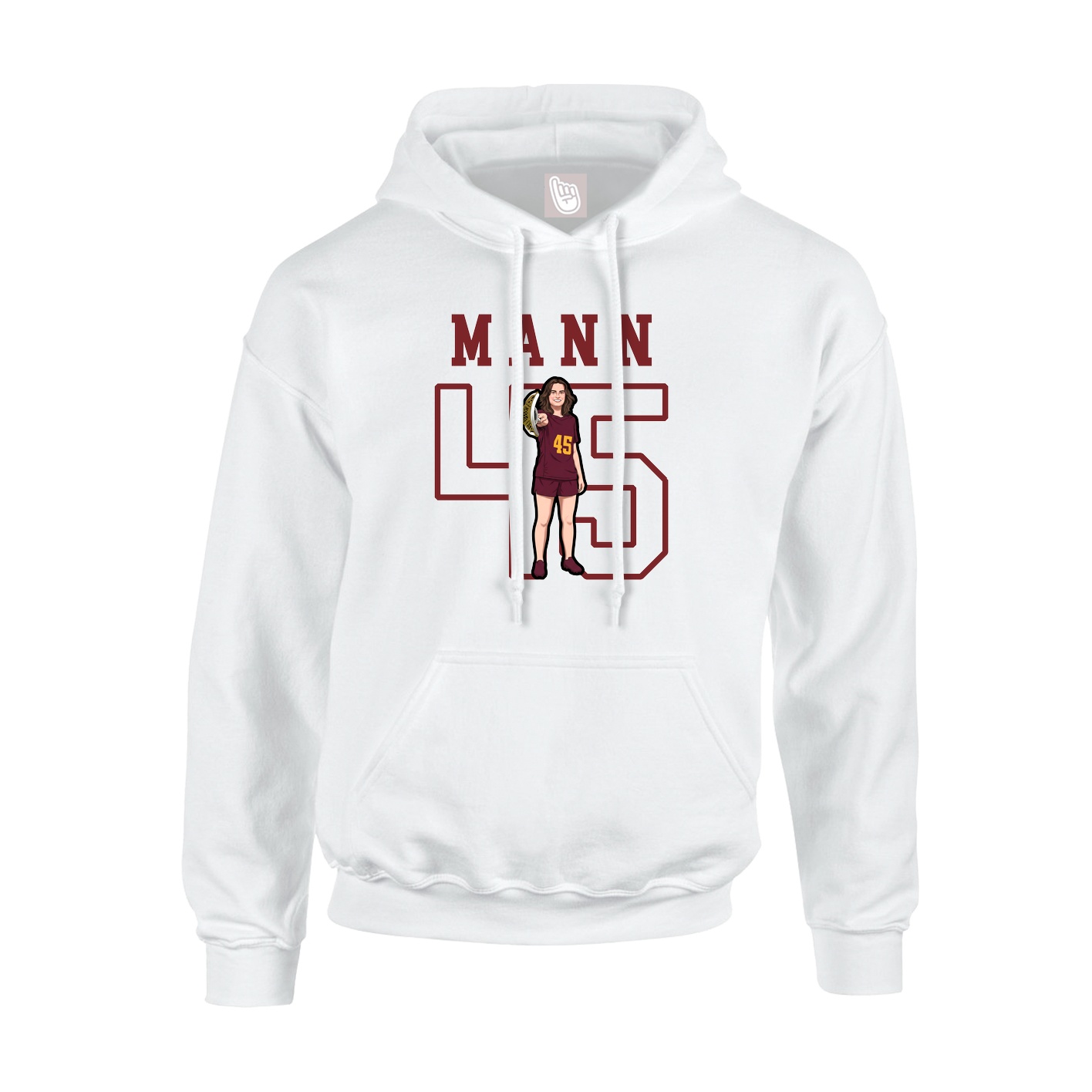 Youth Hoodie — Shirsey in White