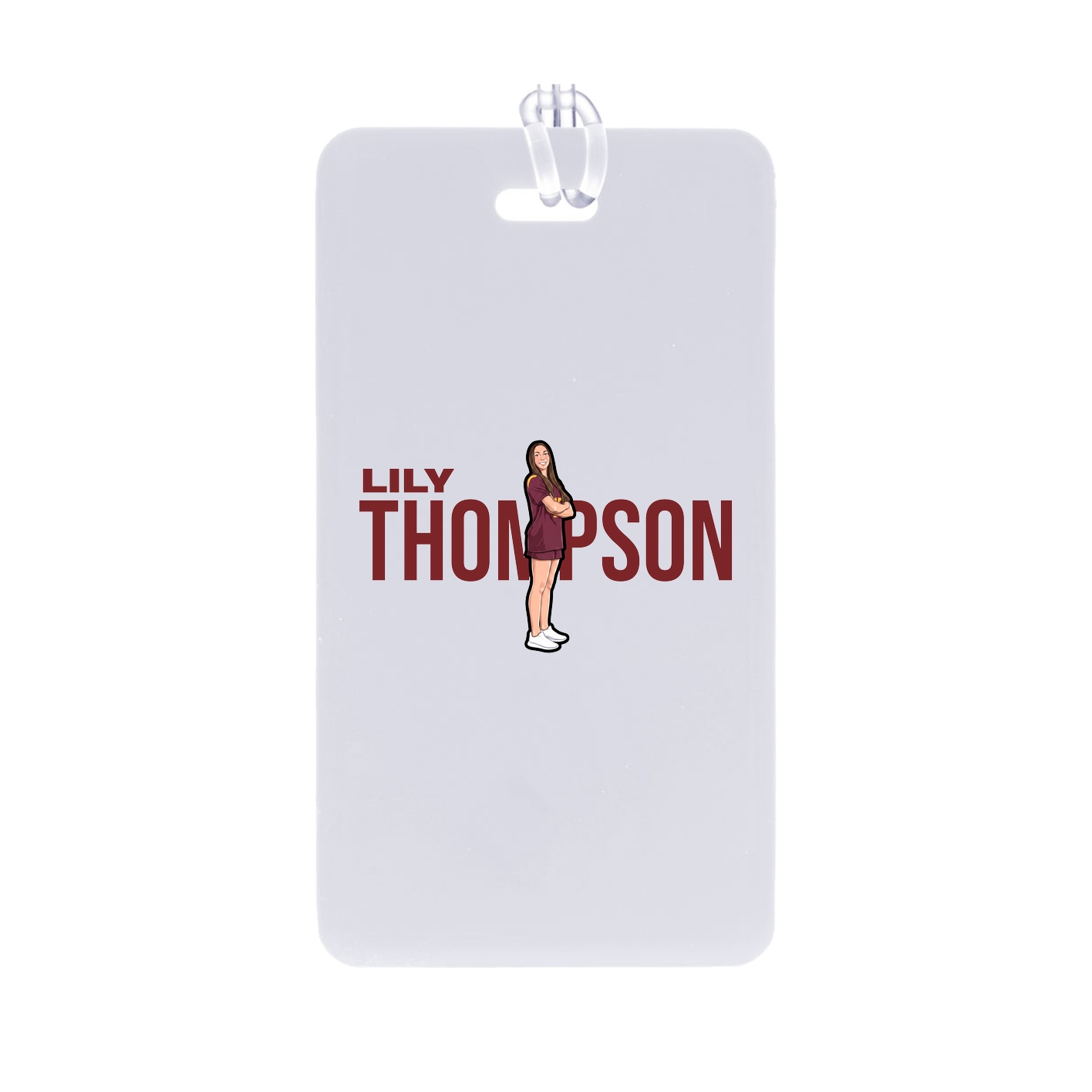 Bag Tag — Player Name in Classic