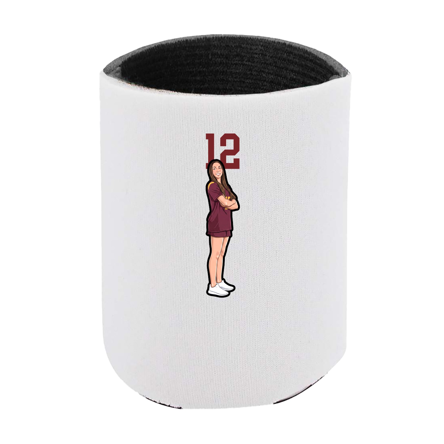 Can Holder — Number Top in White