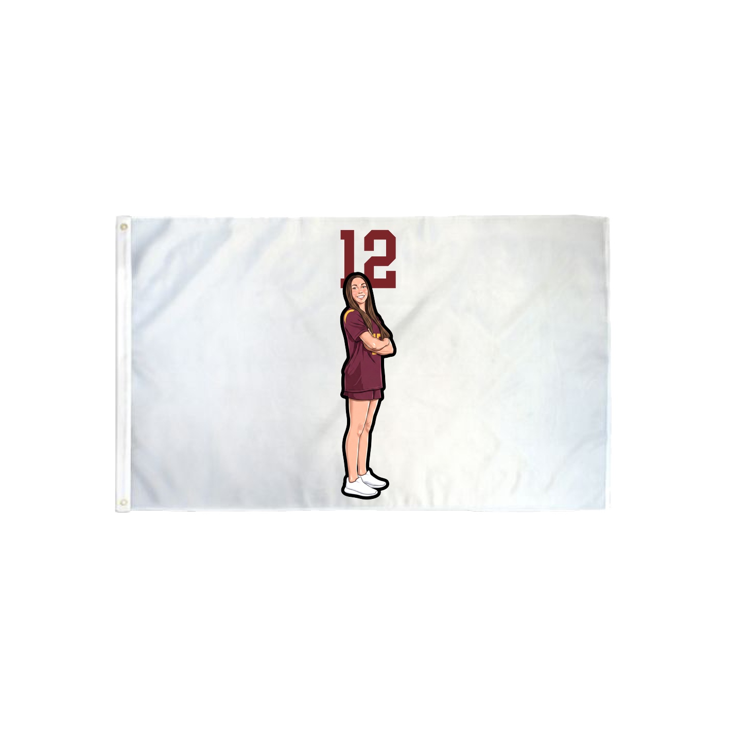 3x5 Flag — Number Top in Classic
