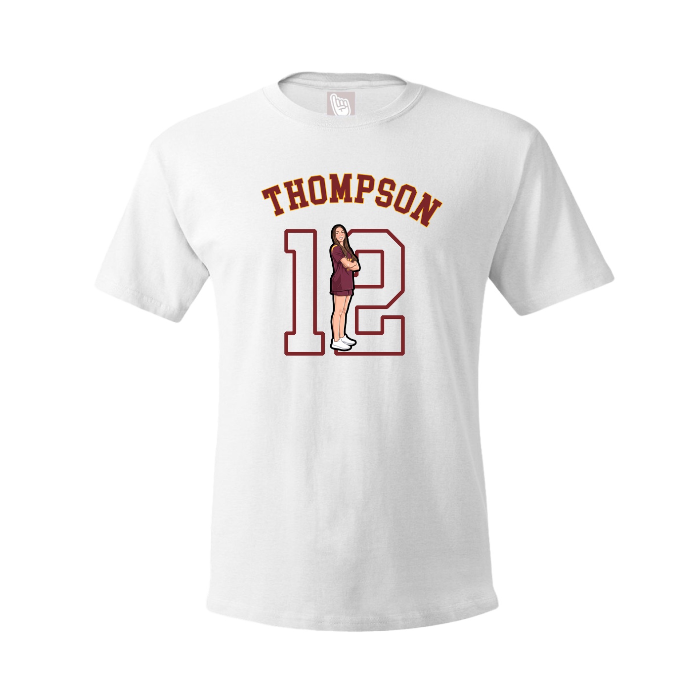 Tee — Shirsey Arch in White