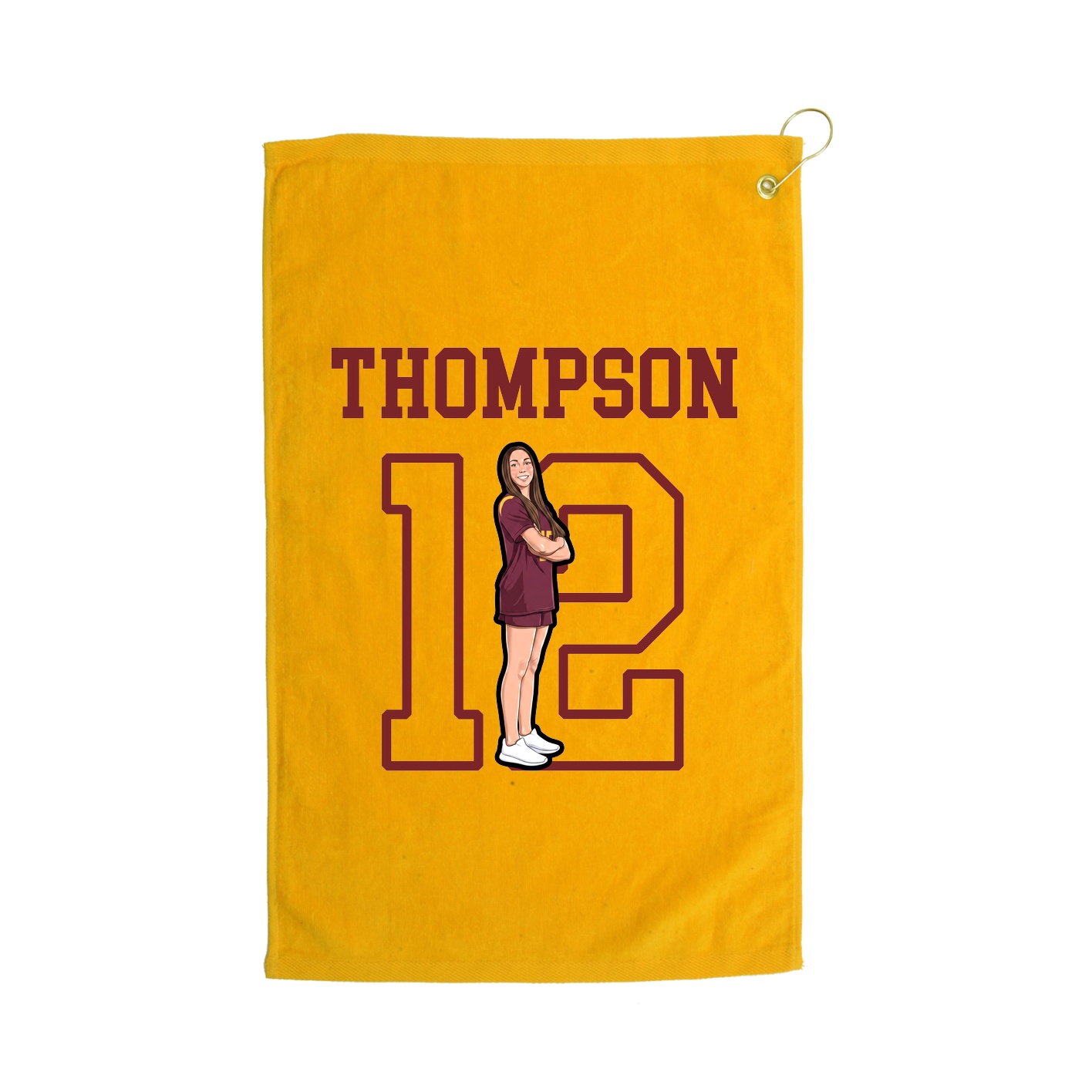 Golf Towel — Shirsey in Gold