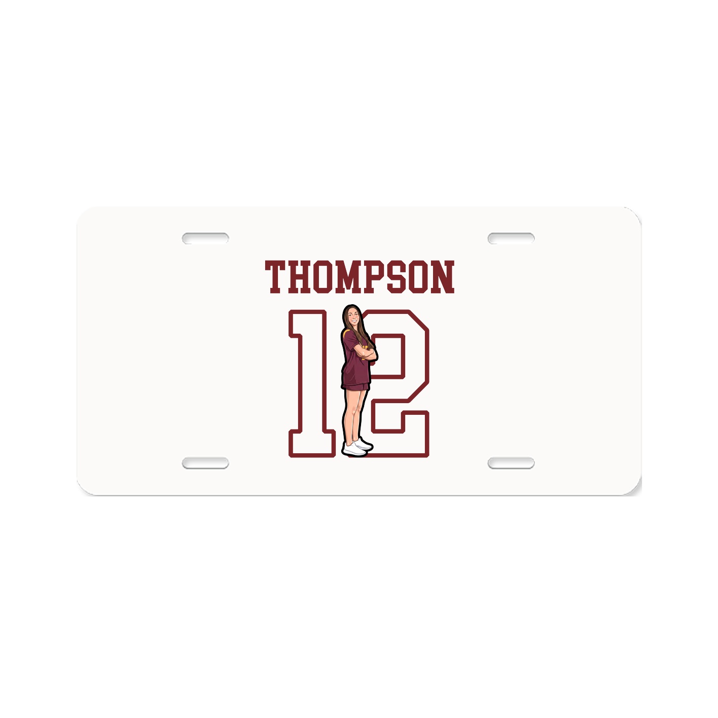 License Plate — Shirsey in Classic