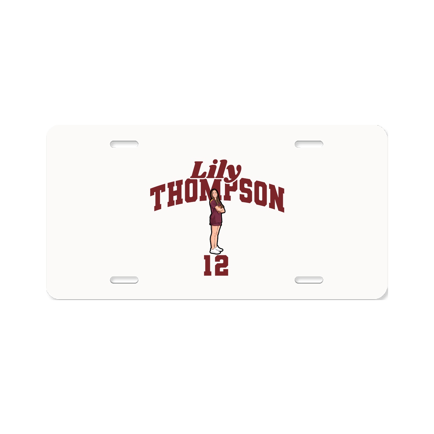License Plate — Signature Arch in Classic