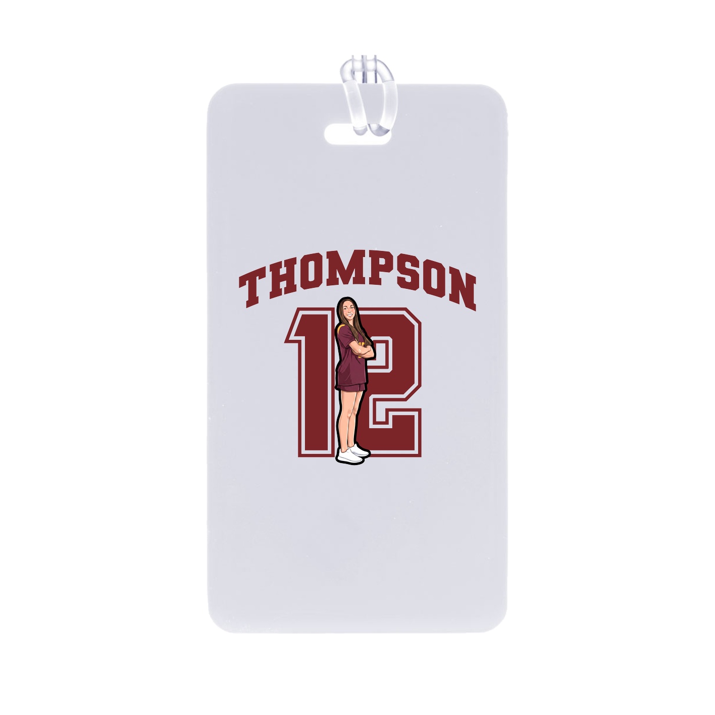 Bag Tag — Number in Classic
