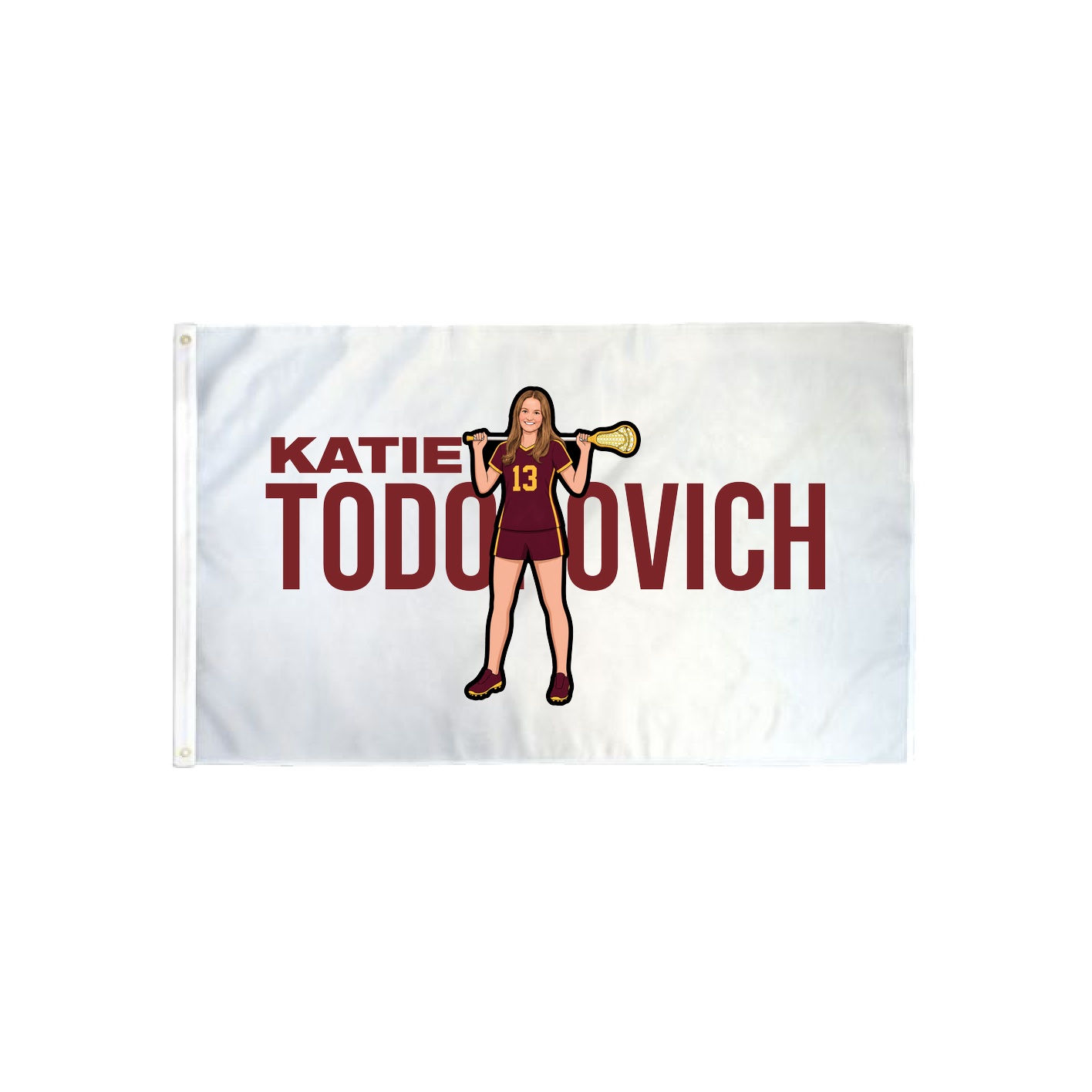 3x5 Flag — Player Name in Classic