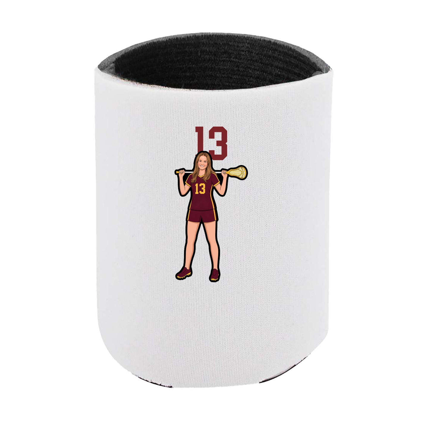 Can Holder — Number Top in White