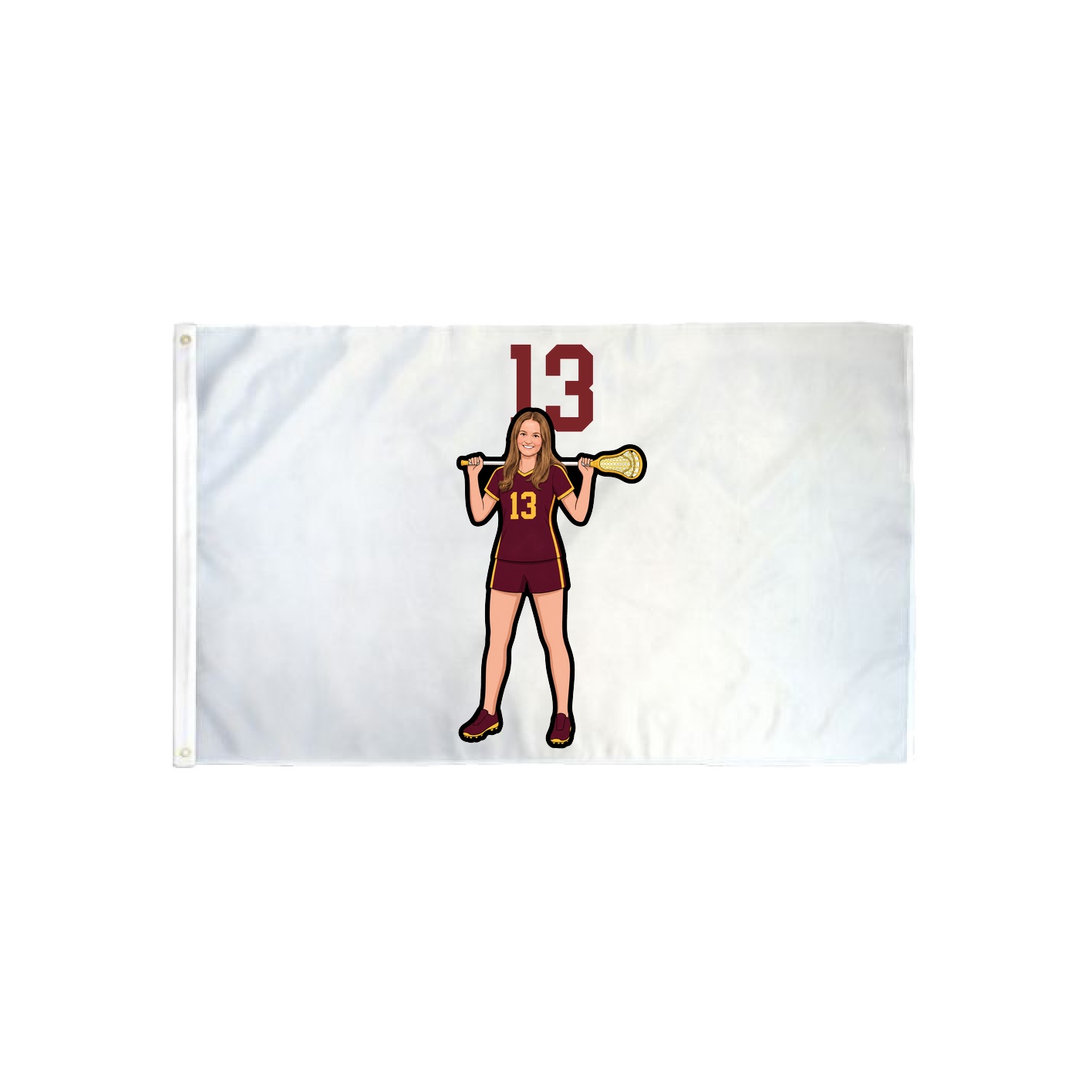 3x5 Flag — Number Top in Classic
