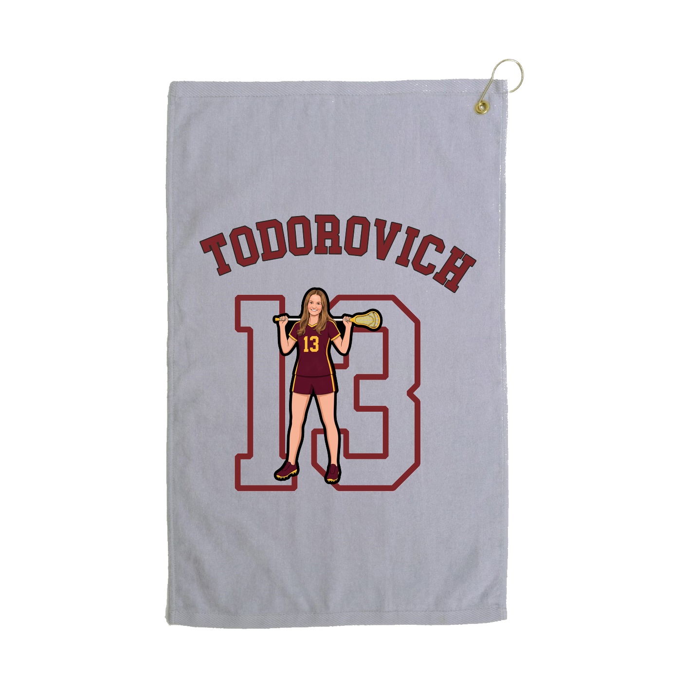 Golf Towel — Shirsey Arch in Grey