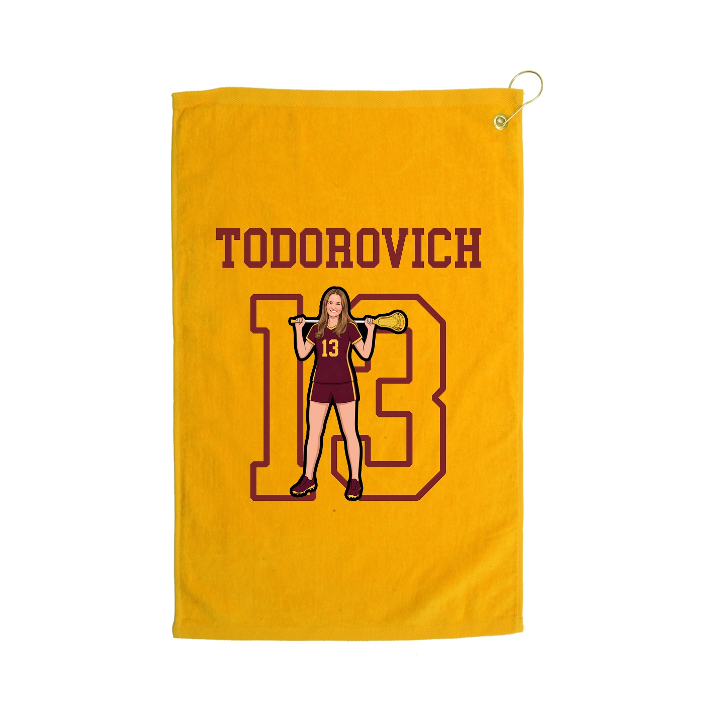 Golf Towel — Shirsey in Gold
