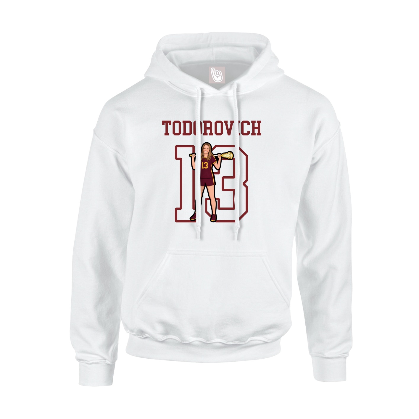 Youth Hoodie — Shirsey in White
