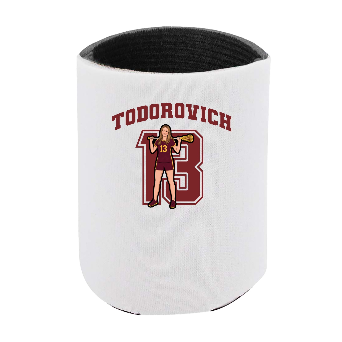 Can Holder — Number in White
