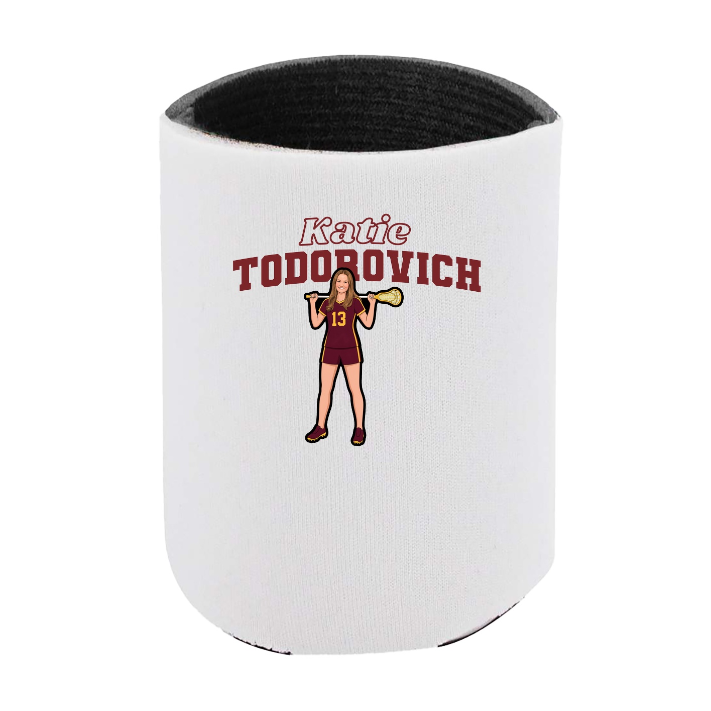 Can Holder — Name Arch in White