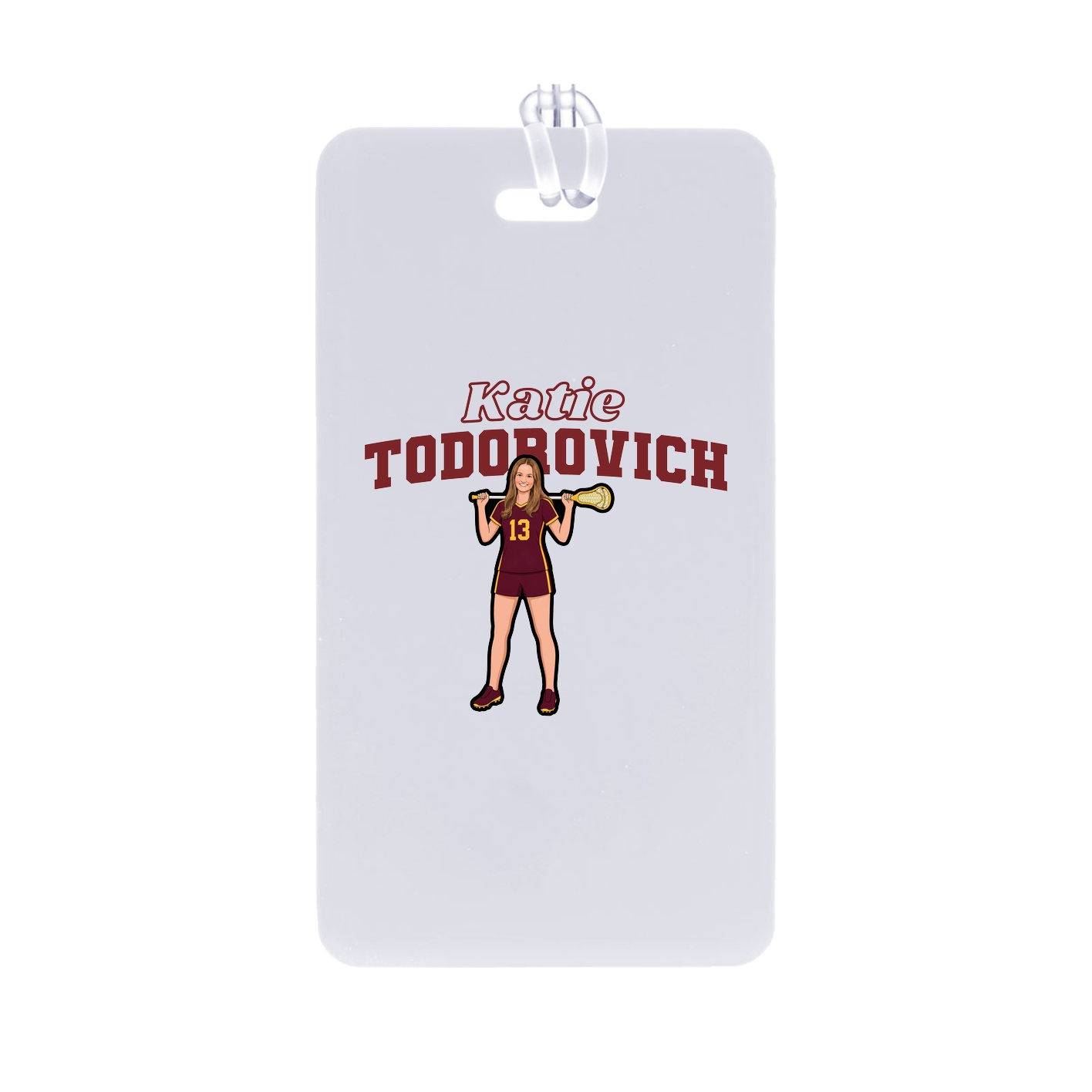 Bag Tag — Name Arch in Classic