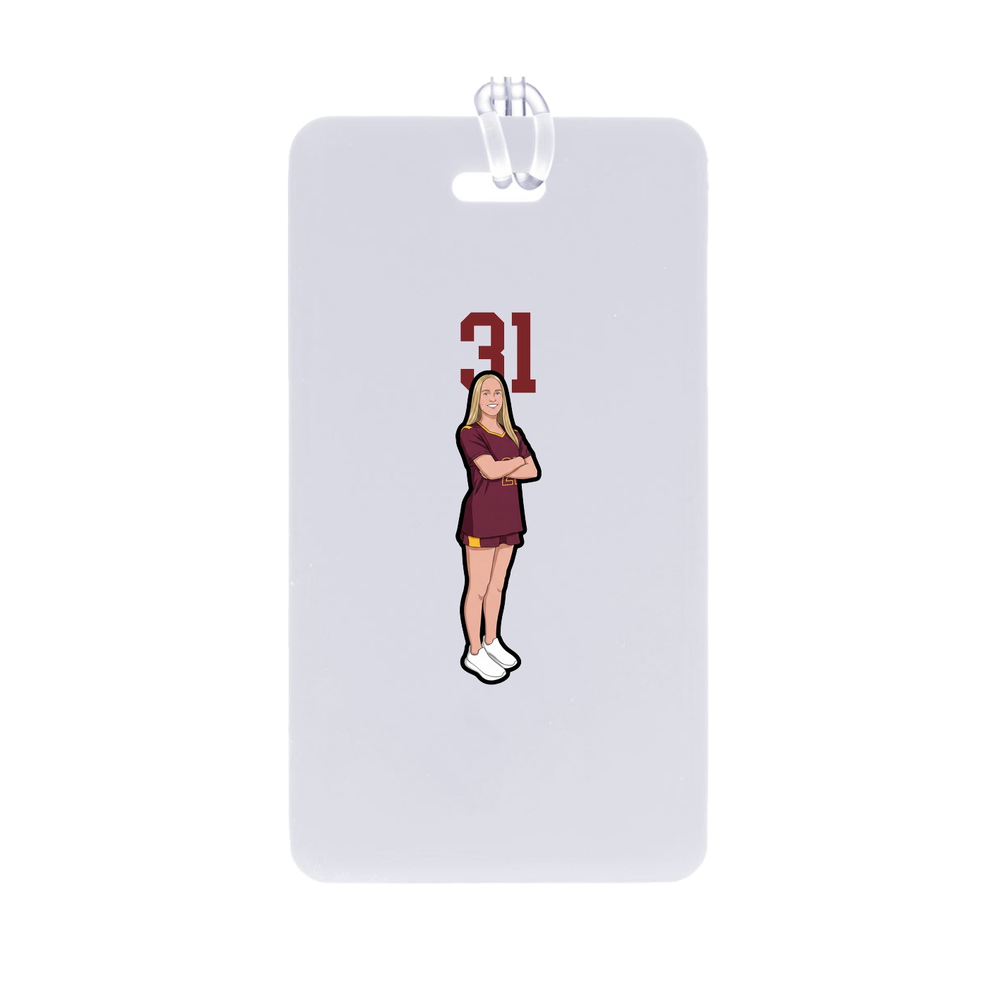Bag Tag — Number Top in Classic