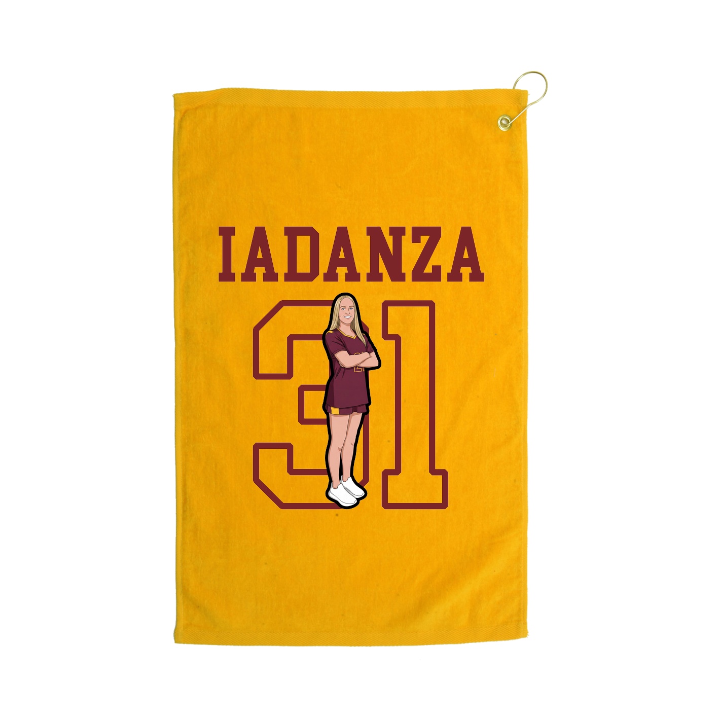 Golf Towel — Shirsey in Gold