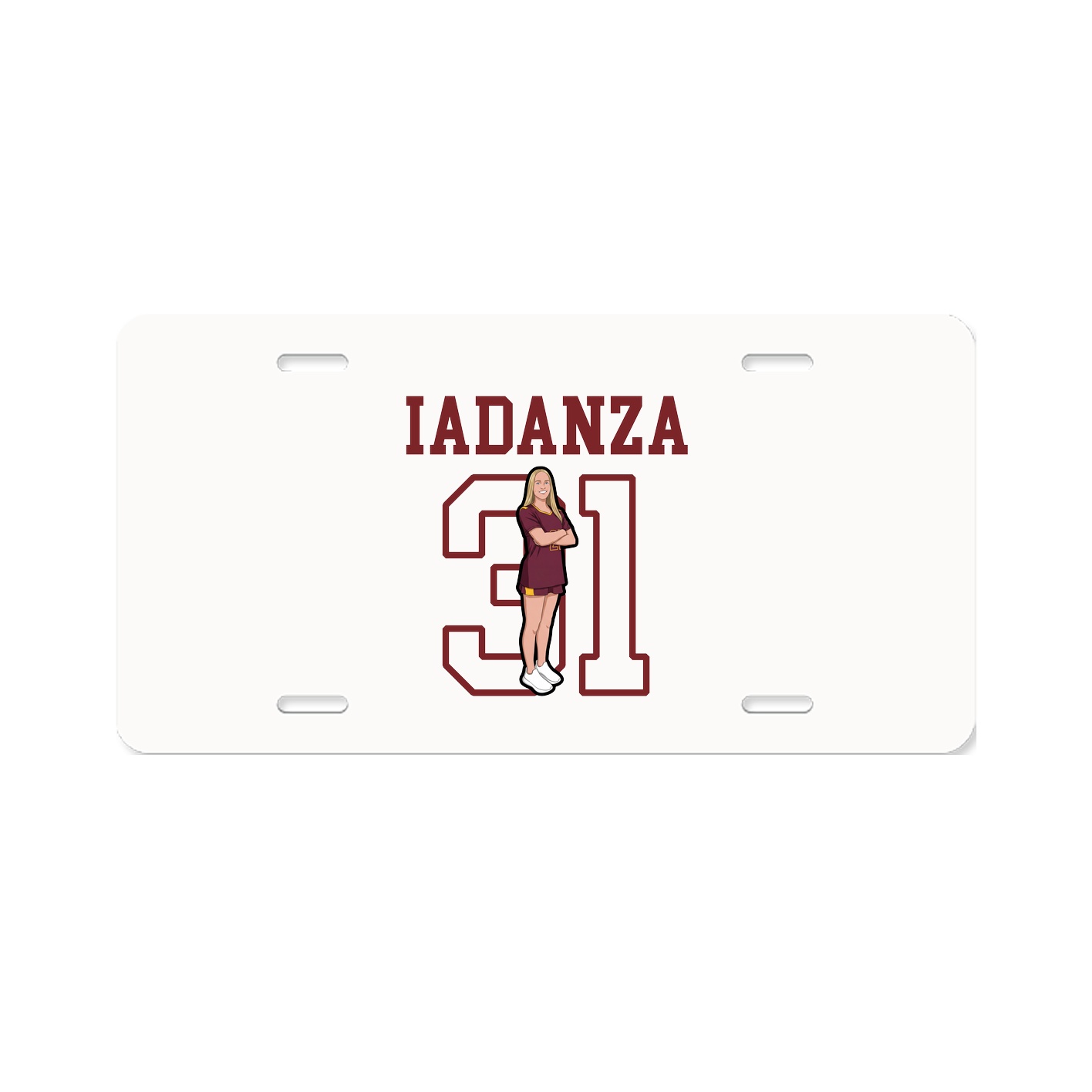 License Plate — Shirsey in Classic