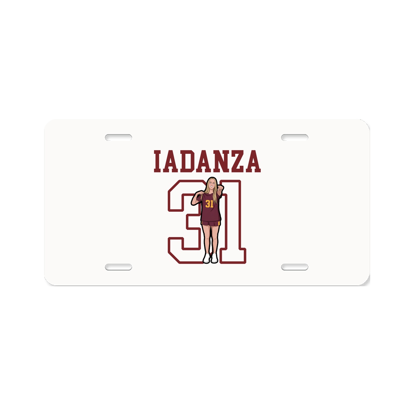 License Plate — Shirsey in Classic