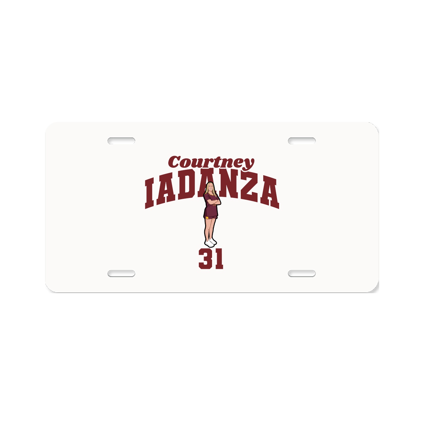 License Plate — Signature Arch in Classic