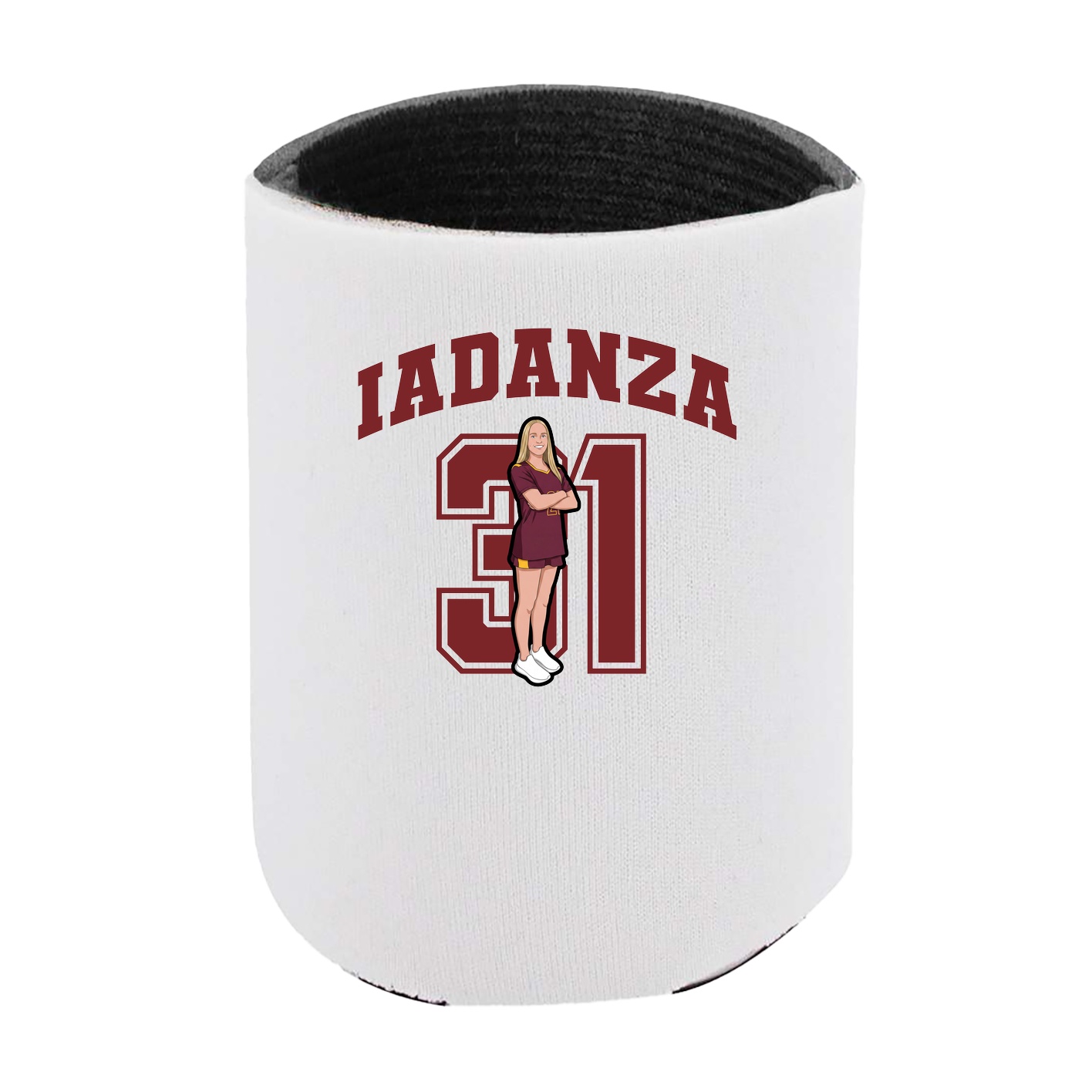 Can Holder — Number in White