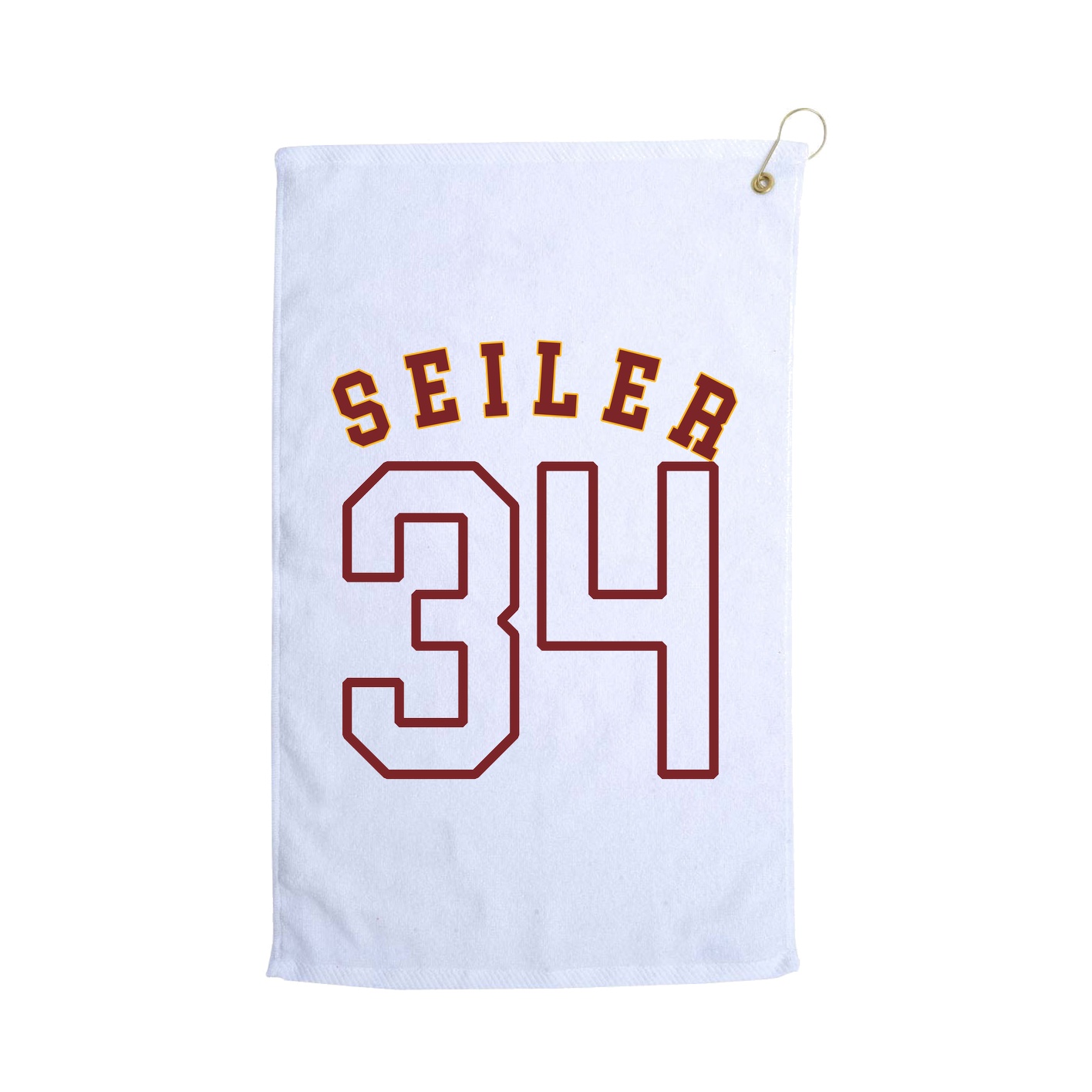 Golf Towel — Shirsey Arch in White