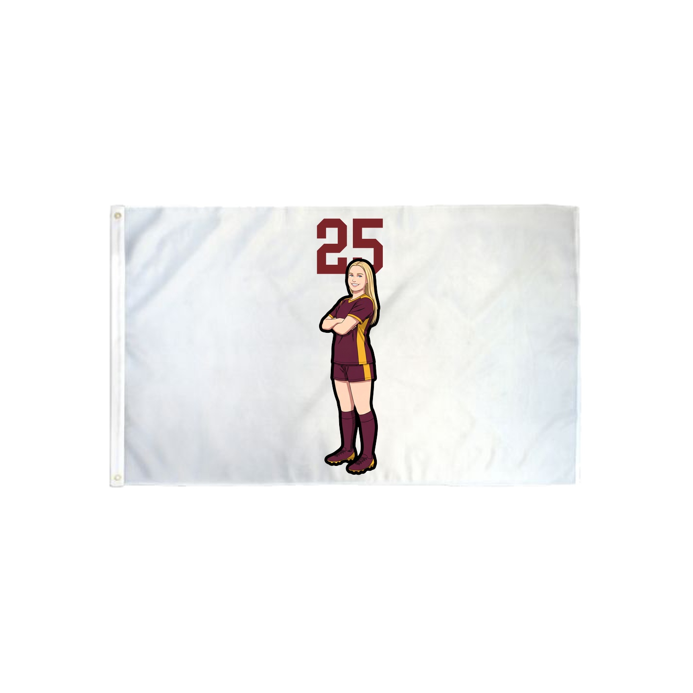 3x5 Flag — Number Top in Classic