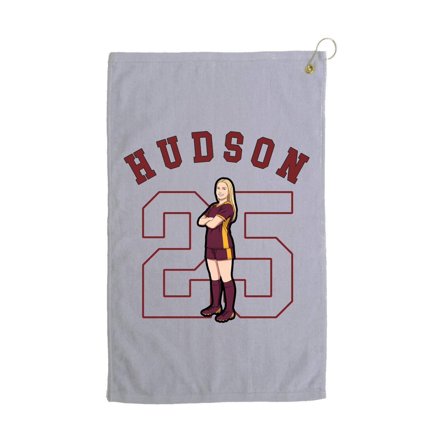 Golf Towel — Shirsey Arch in Grey