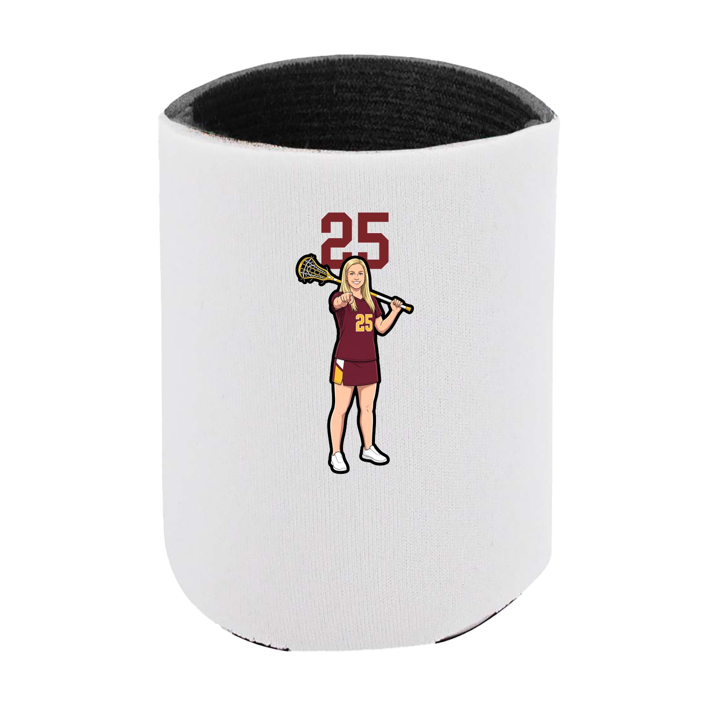 Can Holder — Number Top in White