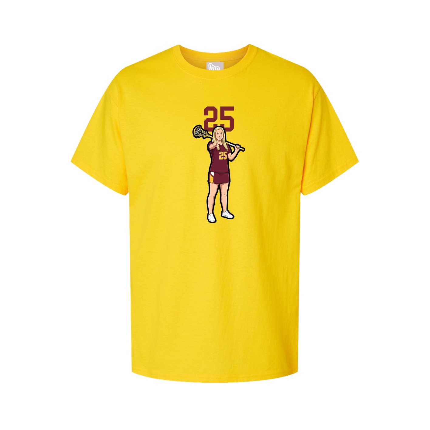 Tee — Number Top in Gold