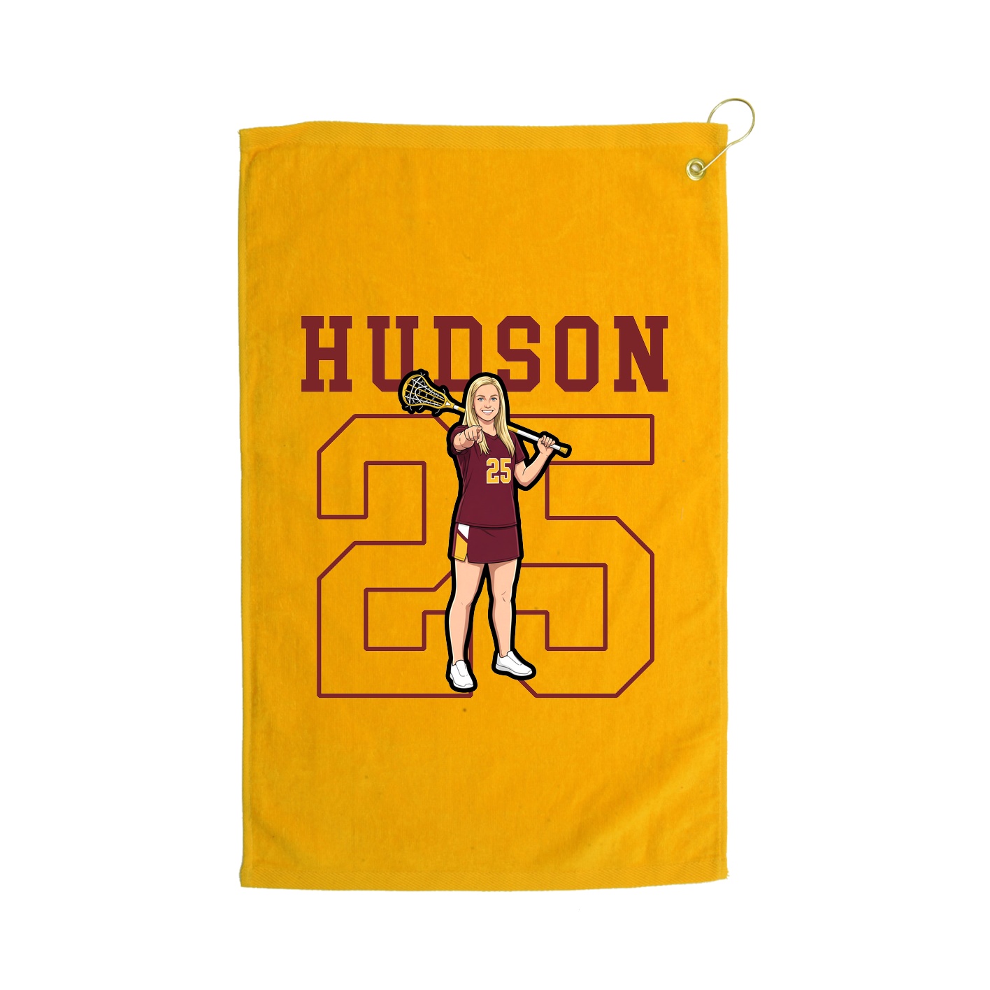 Golf Towel — Shirsey in Gold