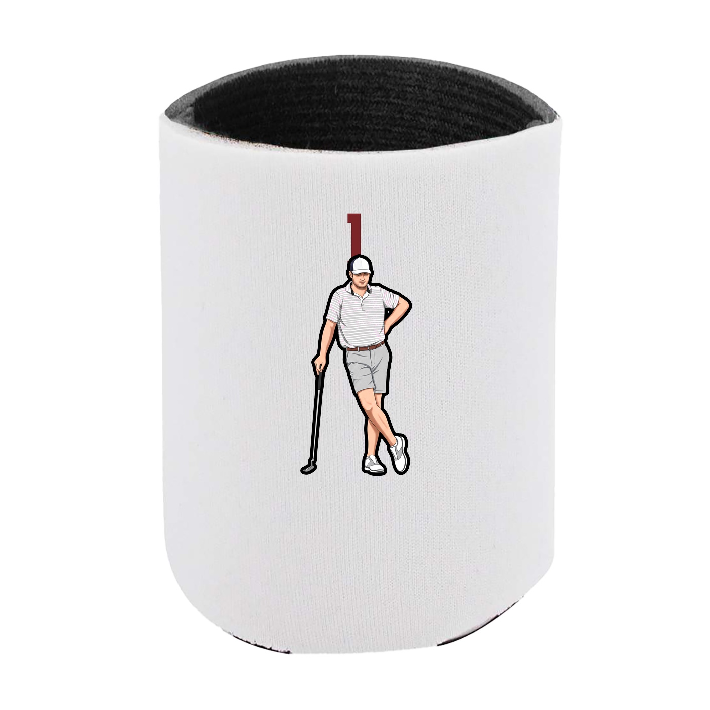 Can Holder — Number Top in White