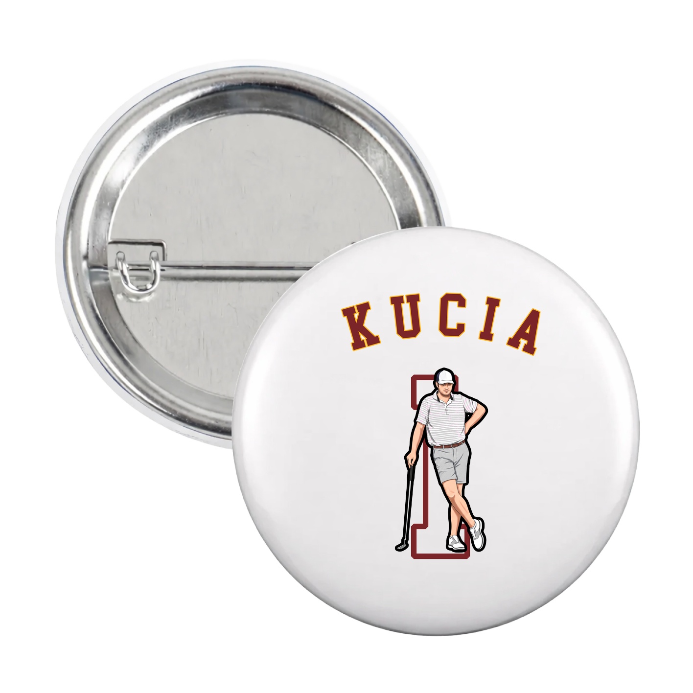 Game Day Button — Shirsey Arch in White