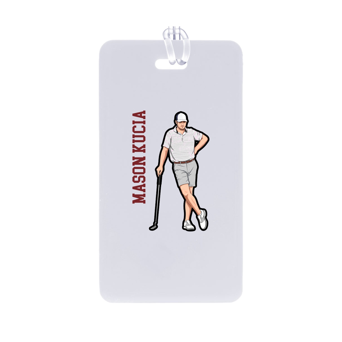 Bag Tag — Name Vertical in Classic