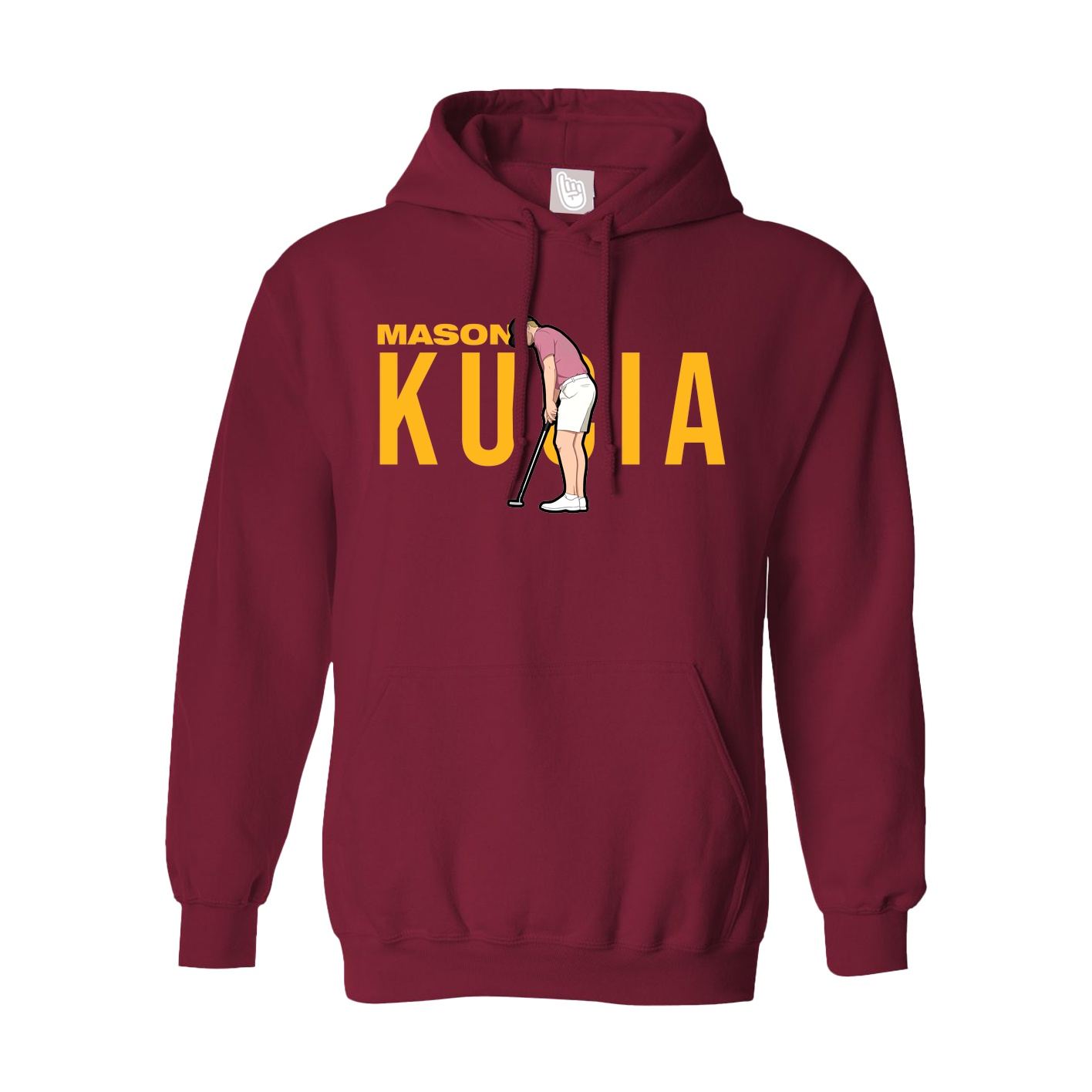 Hoodie — Player Name in Cardinal