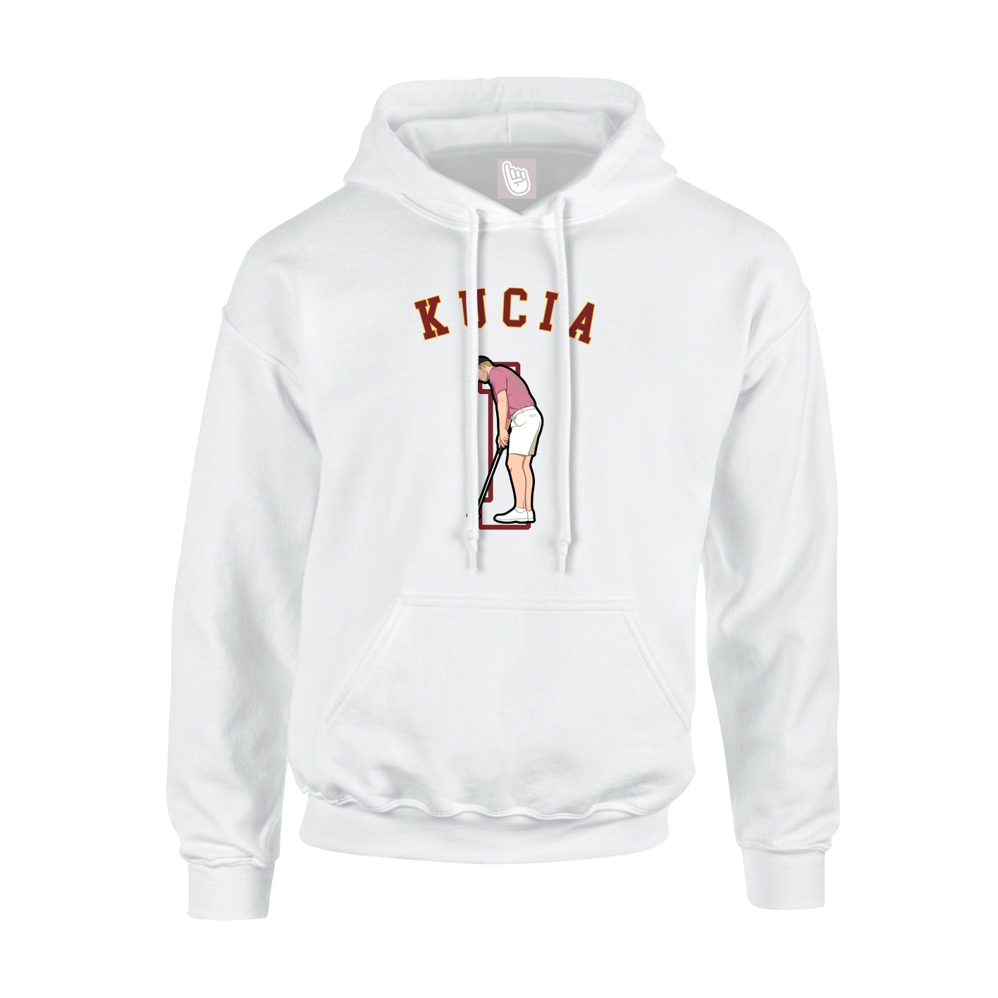 Youth Hoodie — Shirsey Arch in White